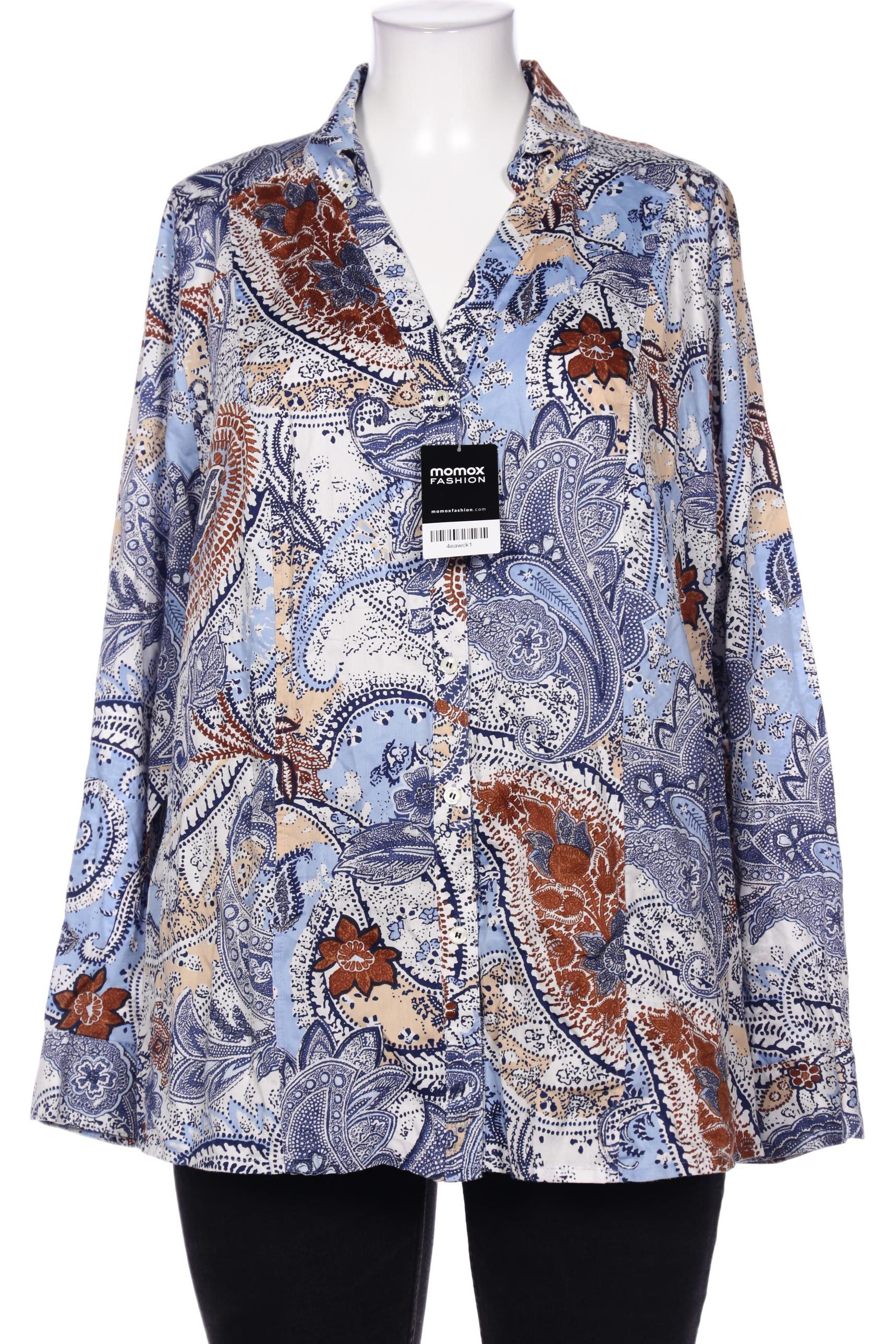 

Selection by Ulla Popken Damen Bluse, blau, Gr. 50