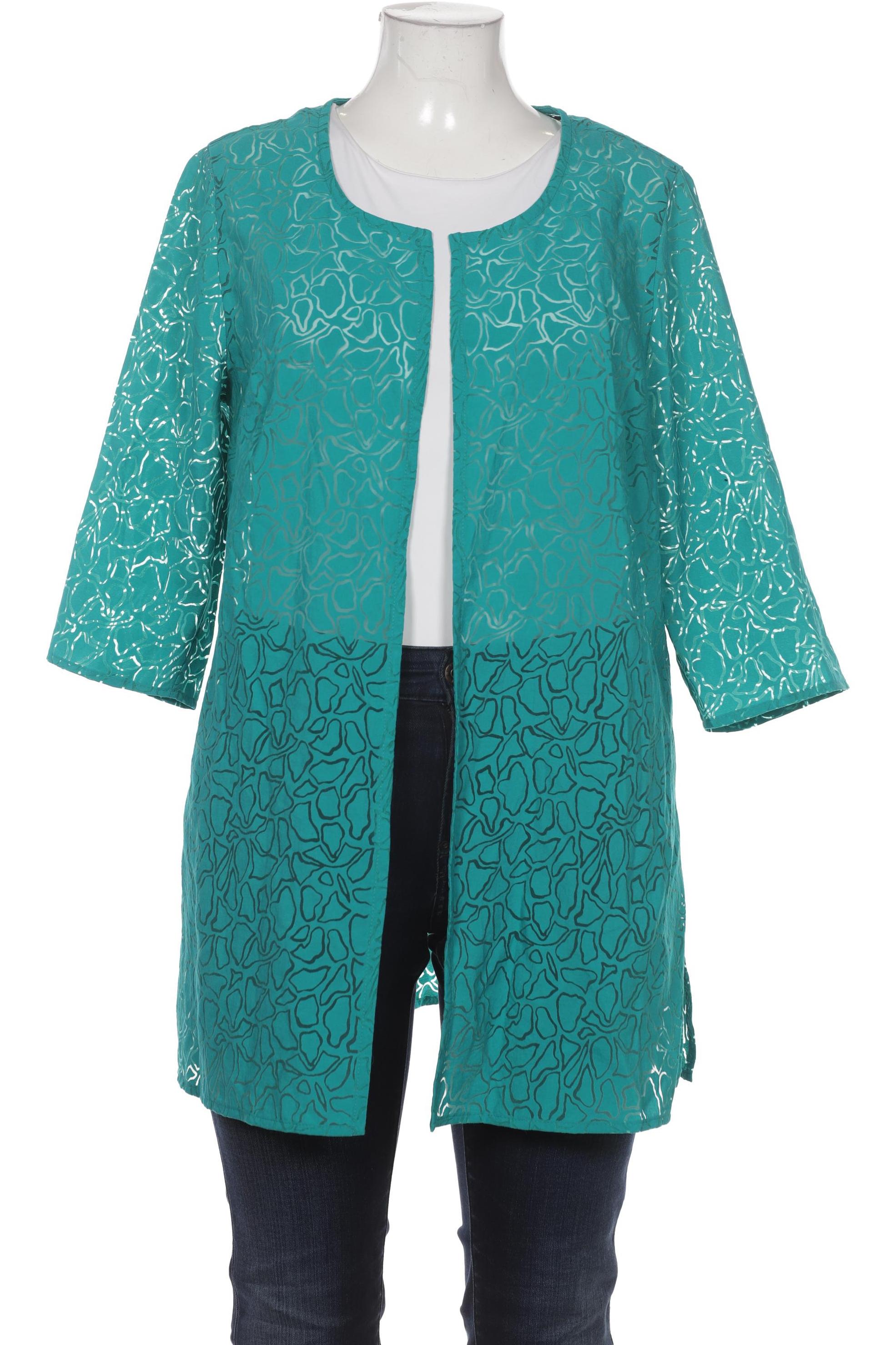 

Selection by Ulla Popken Damen Bluse, türkis, Gr. 42