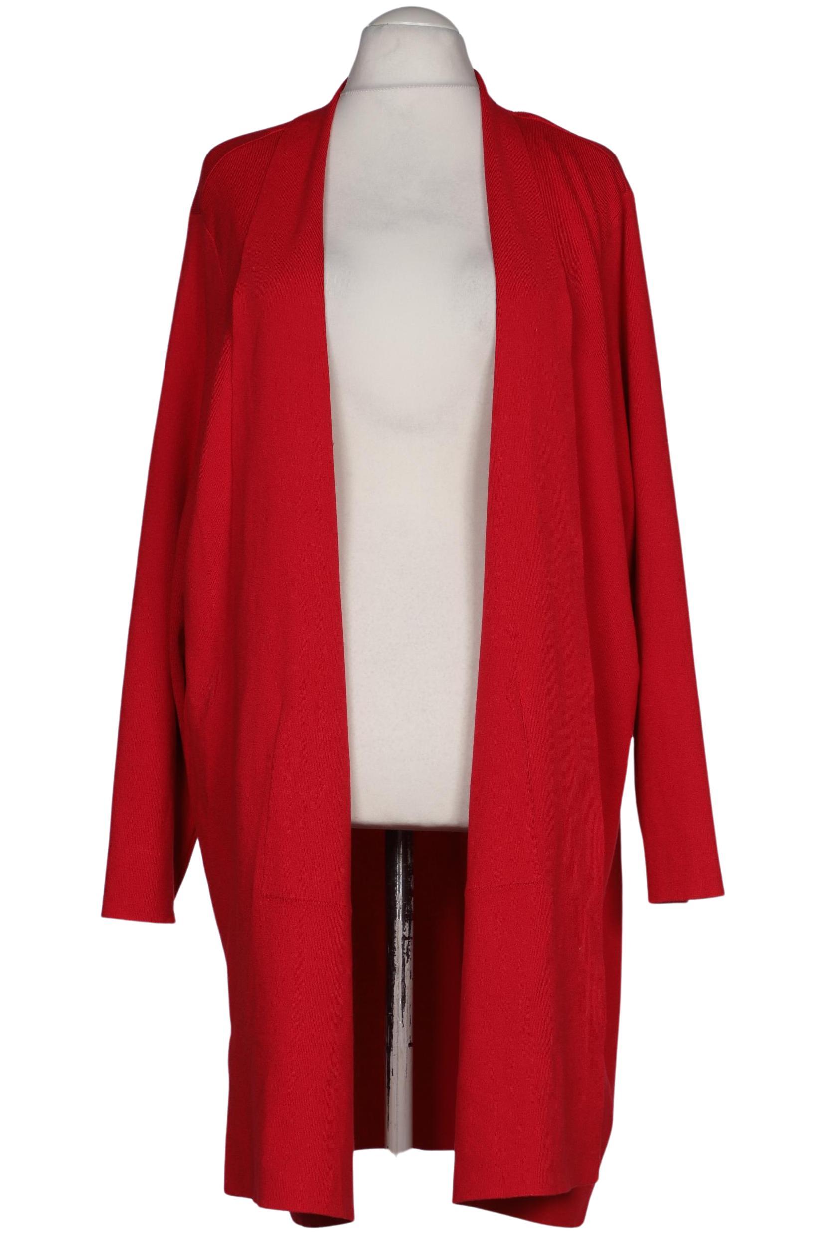 

Selection by Ulla Popken Damen Strickjacke, rot, Gr. 54