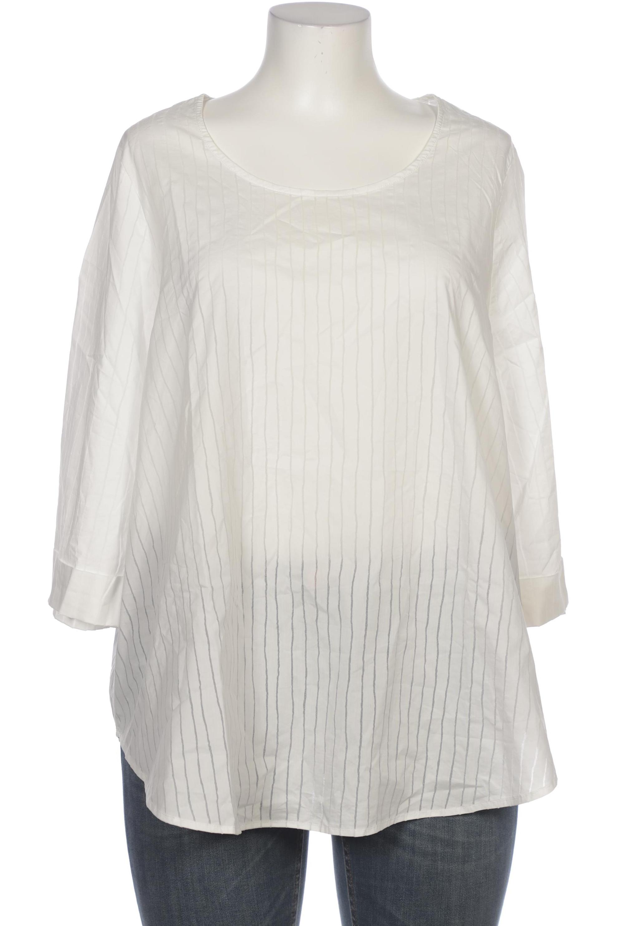 

Selection by Ulla Popken Damen Bluse, weiß, Gr. 50
