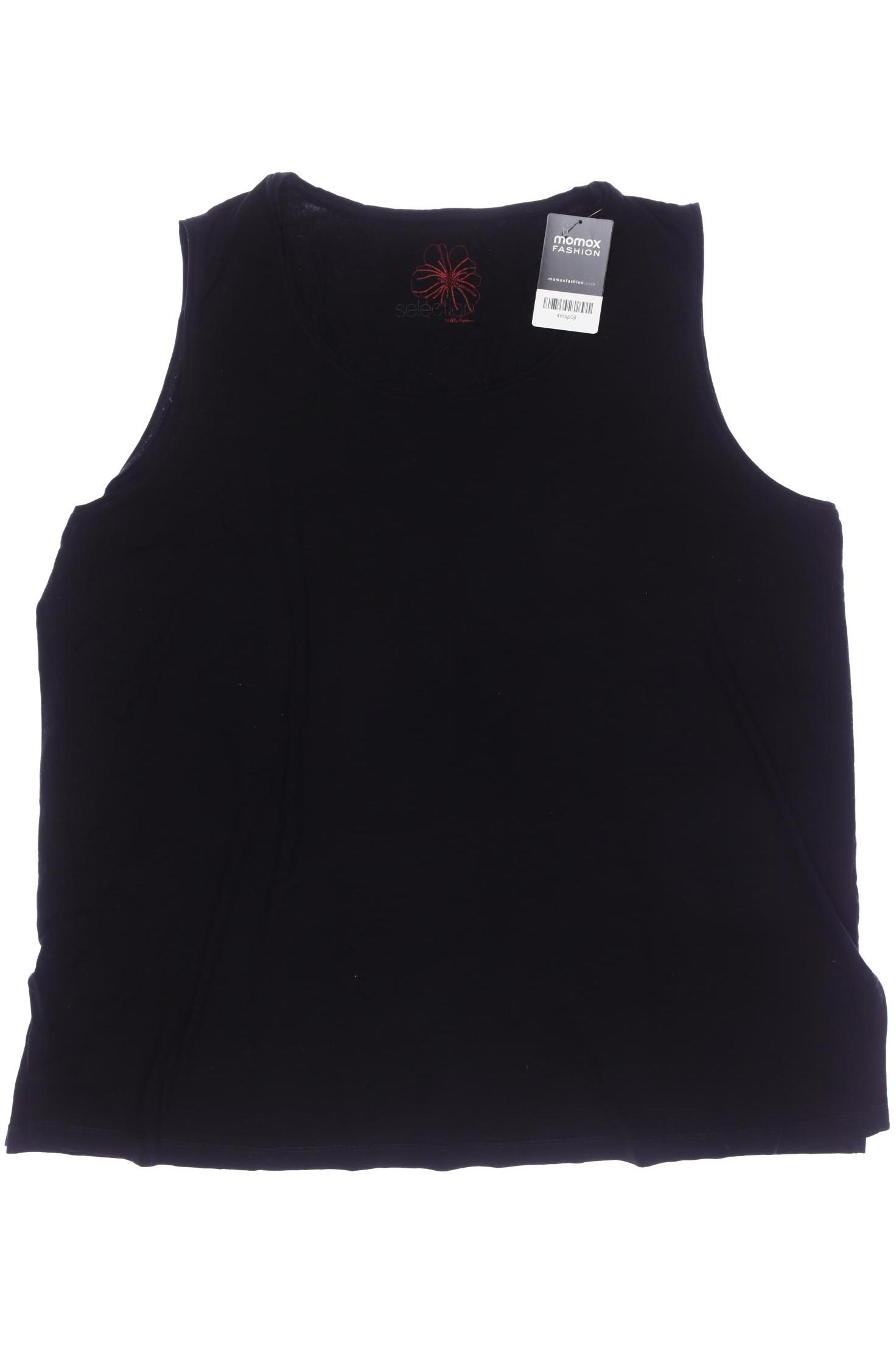

Selection by Ulla Popken Damen Top, schwarz, Gr. 50