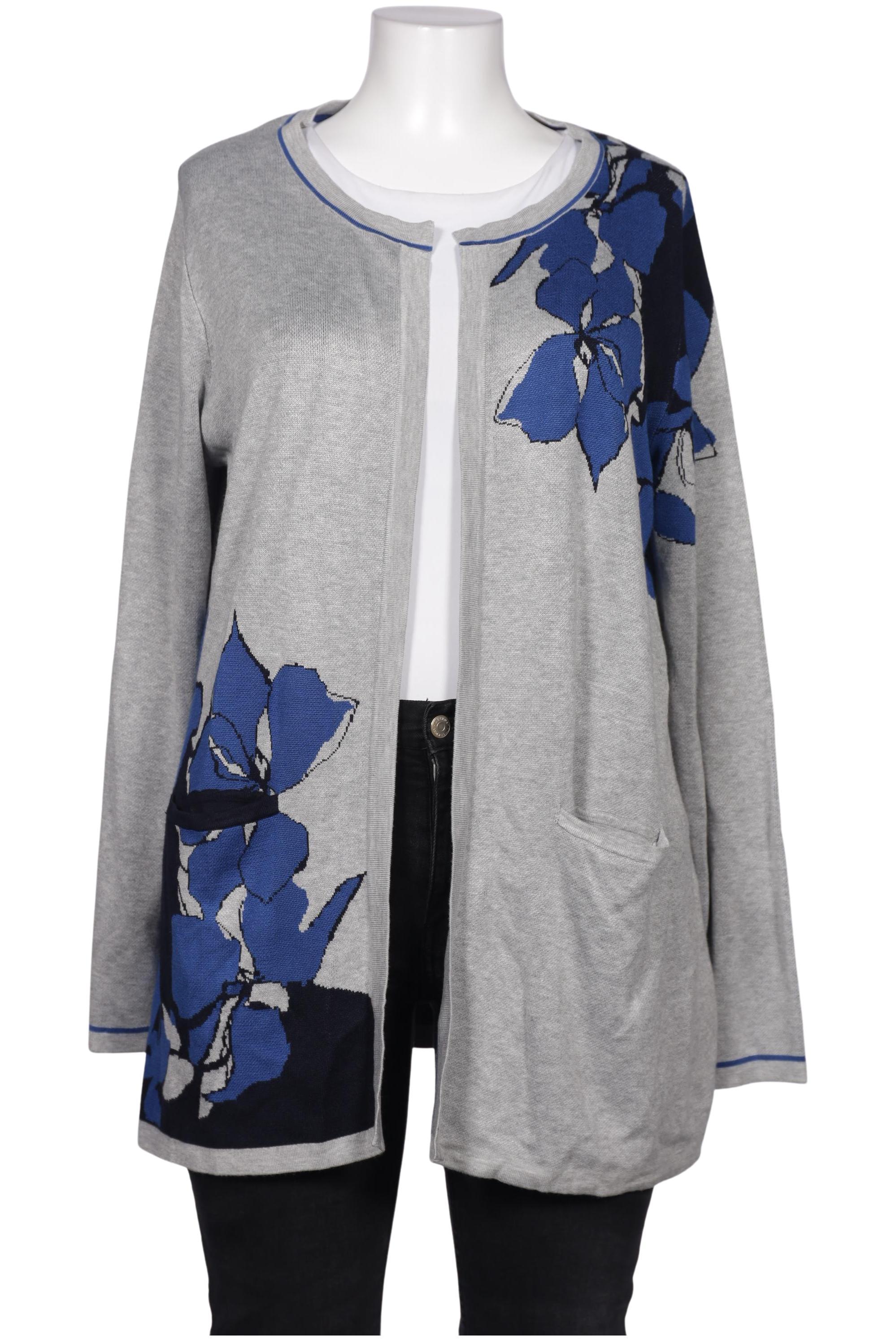

Selection by Ulla Popken Damen Strickjacke, grau, Gr. 42