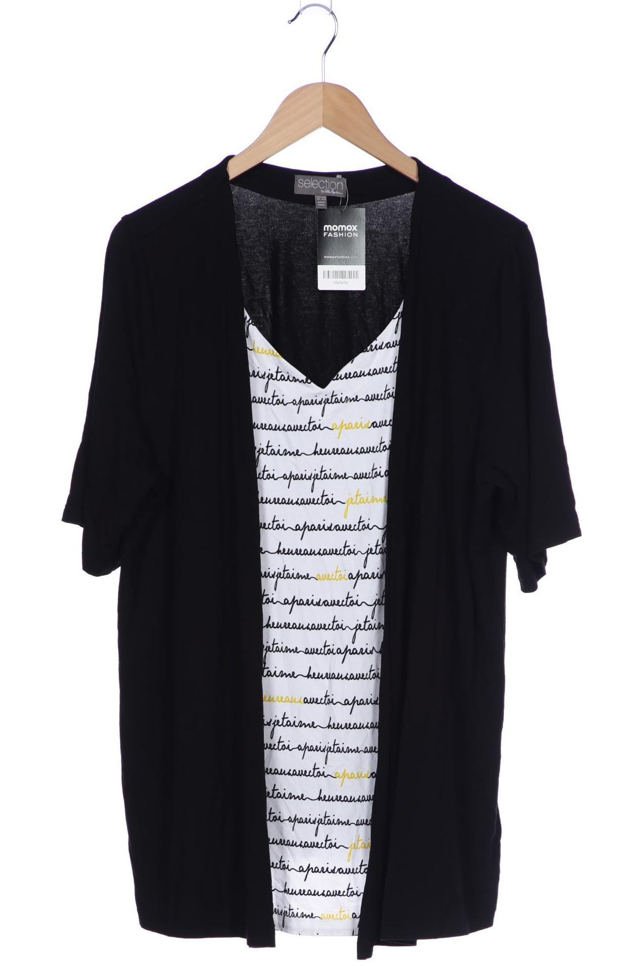 

Selection by Ulla Popken Damen T-Shirt, schwarz, Gr. 46