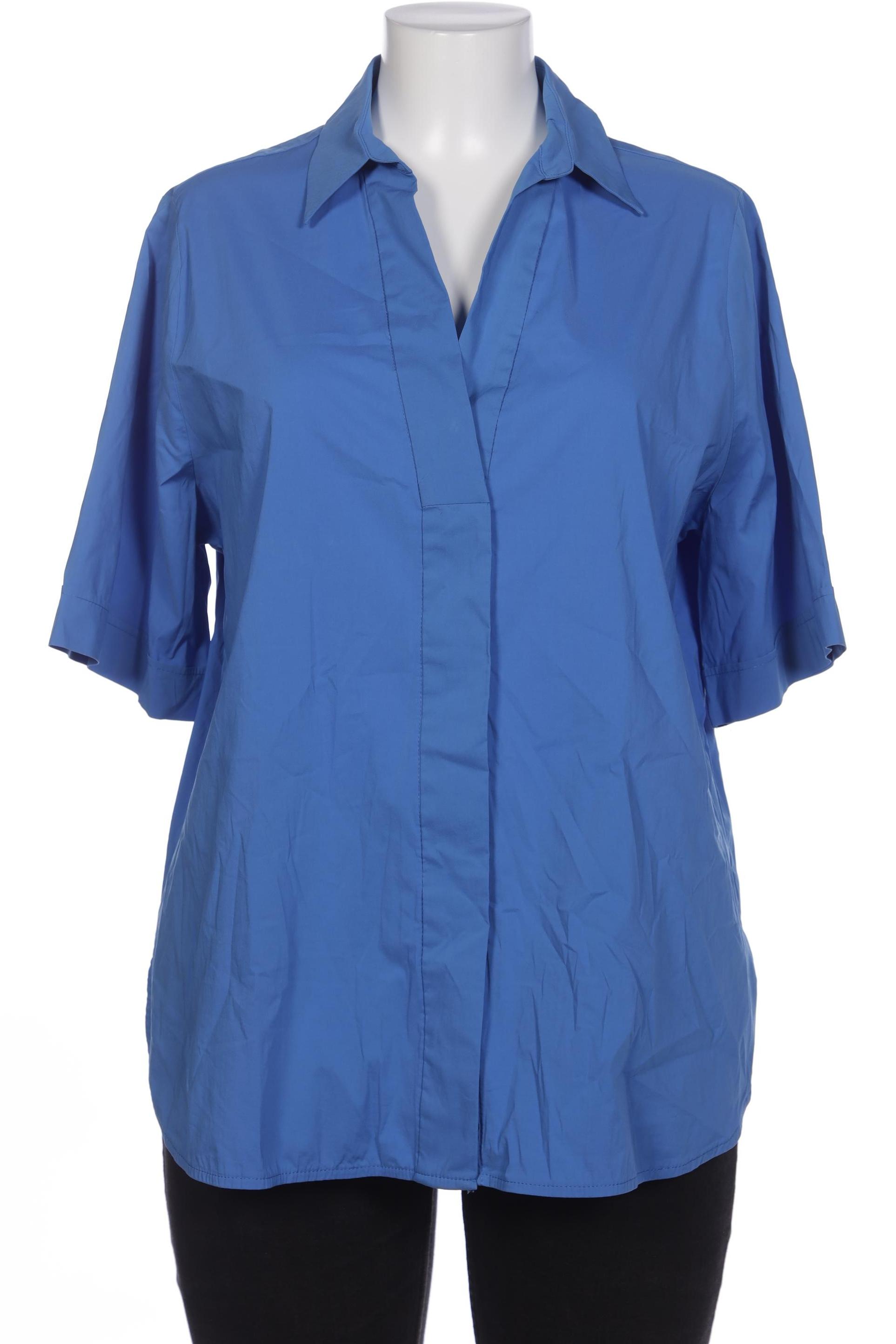 

Selection by Ulla Popken Damen Bluse, blau, Gr. 46