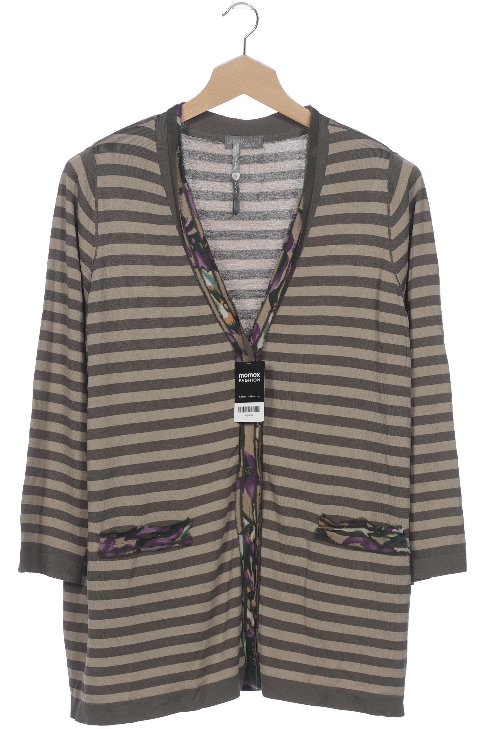 

Selection by Ulla Popken Damen Strickjacke, grün, Gr. 50