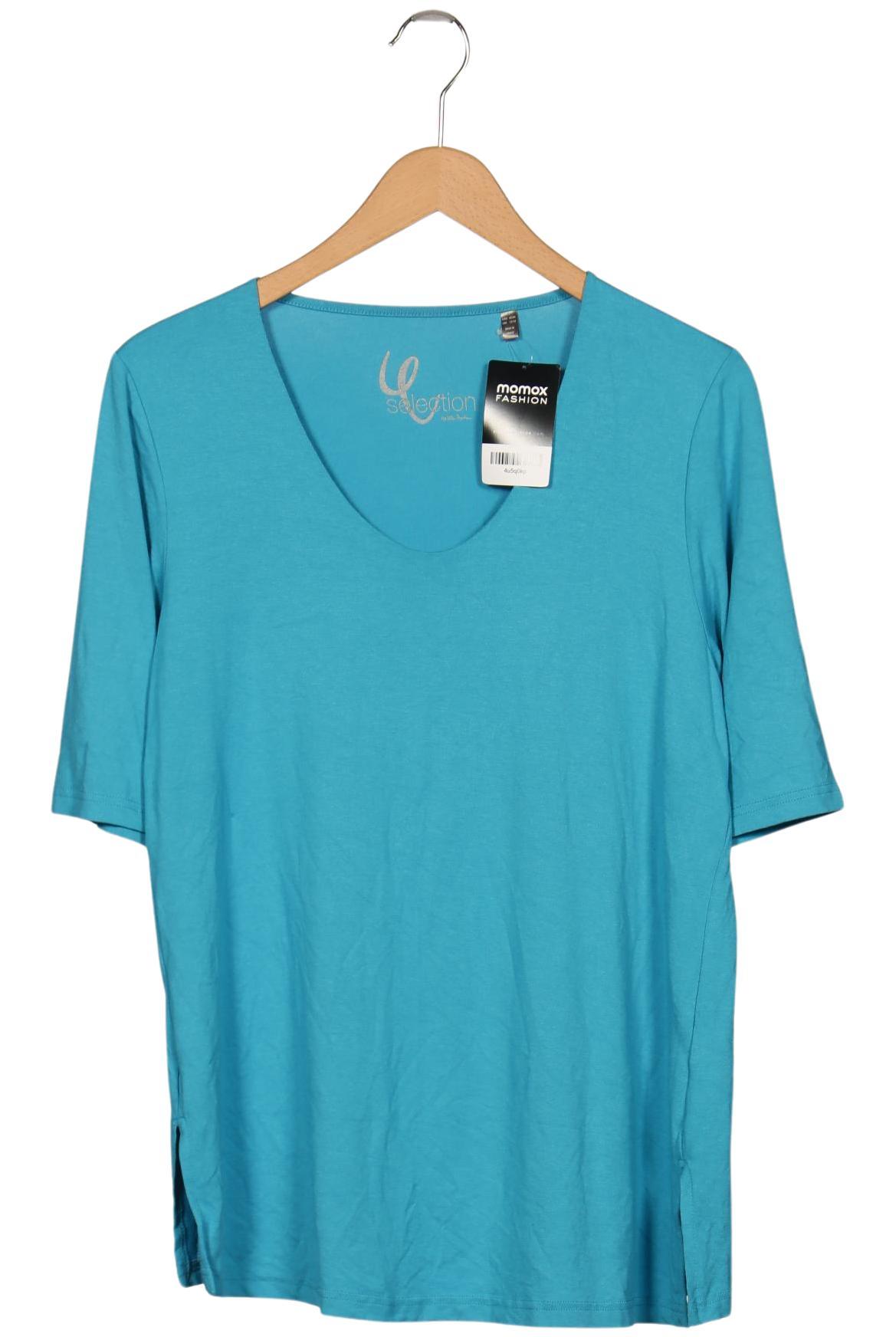 

Selection by Ulla Popken Damen T-Shirt, türkis, Gr. 42