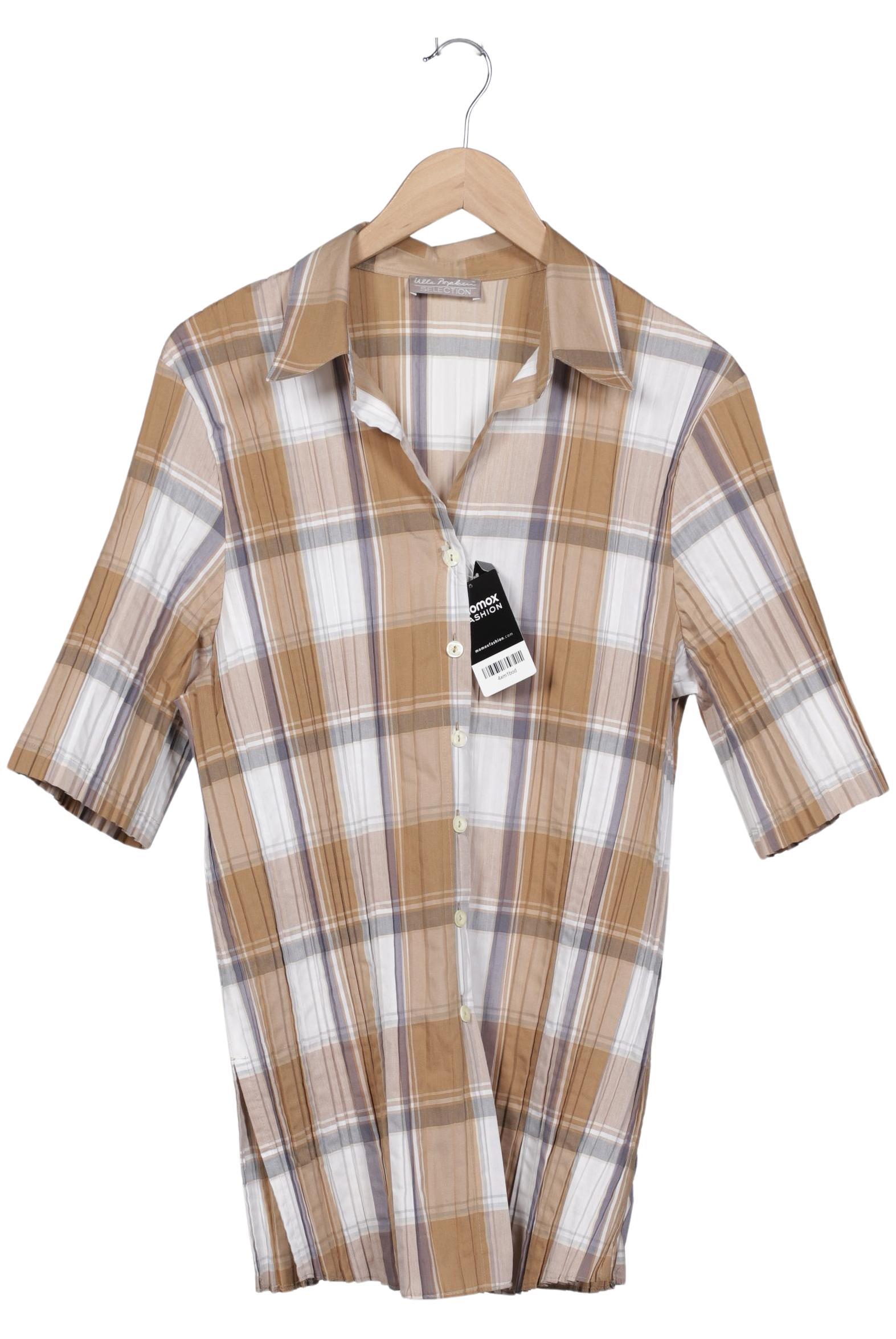 

Selection by Ulla Popken Damen Bluse, beige, Gr. 46