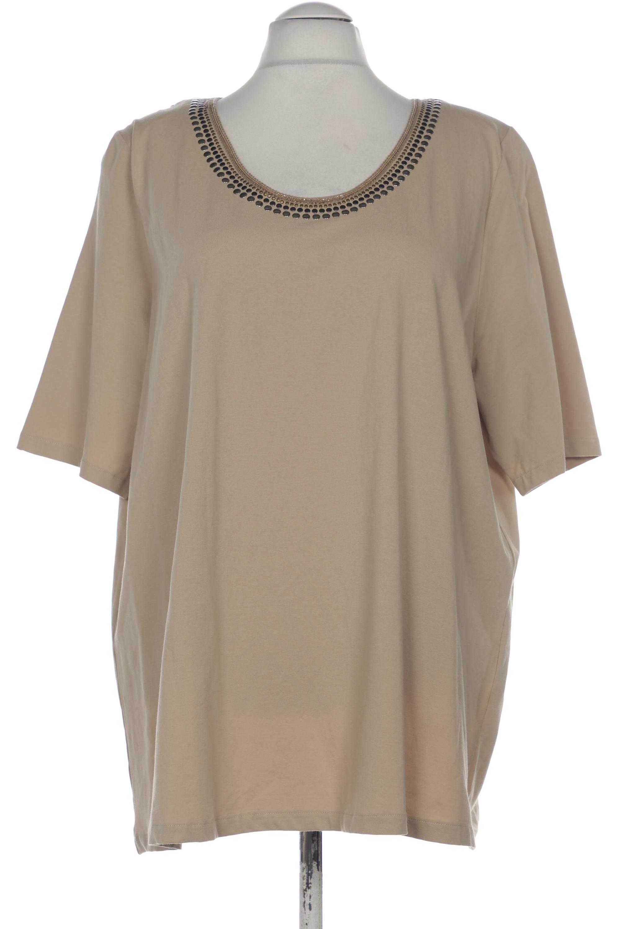 

Selection by Ulla Popken Damen T-Shirt, beige, Gr. 54