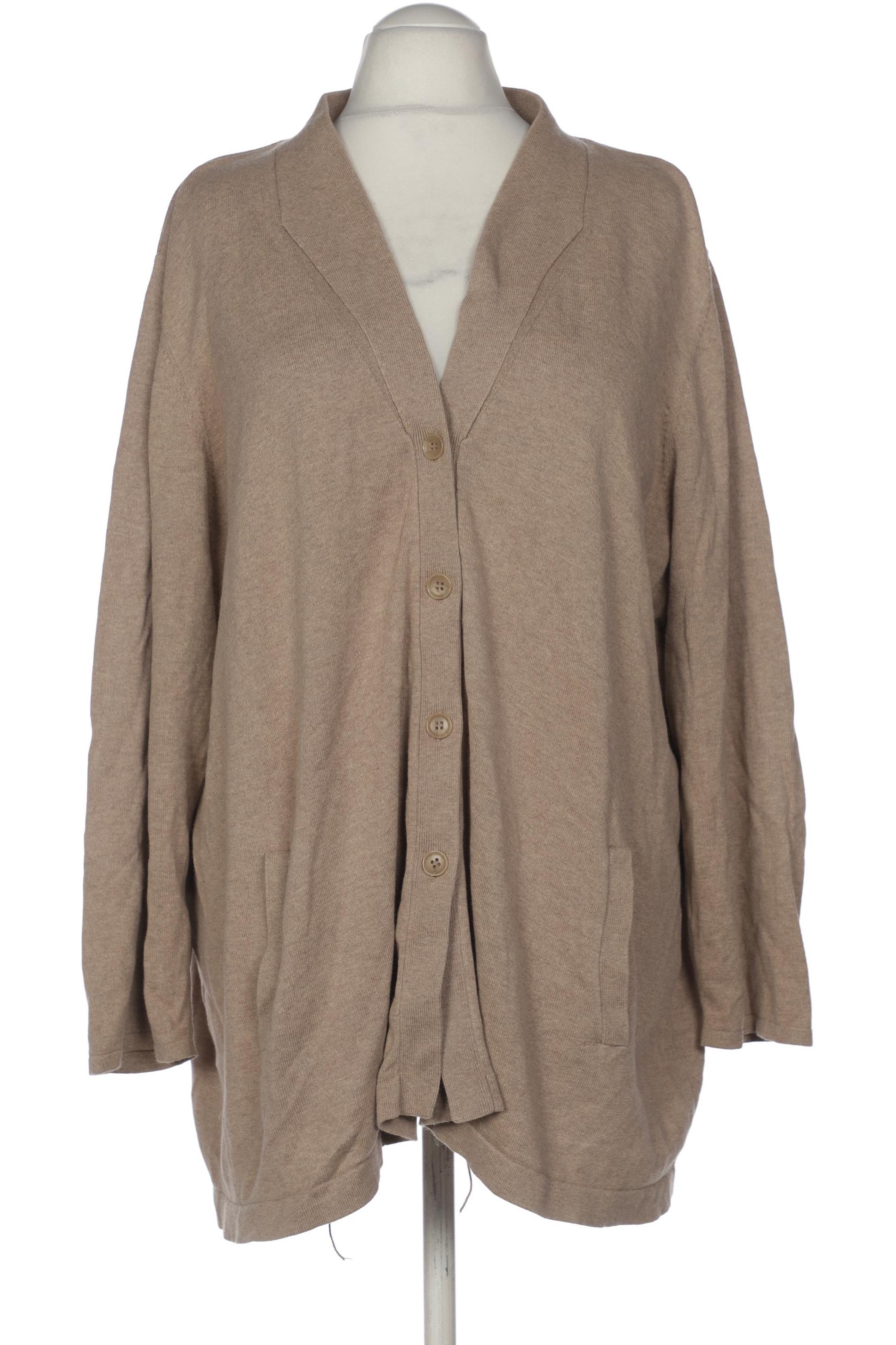 

Selection by Ulla Popken Damen Strickjacke, beige, Gr. 56