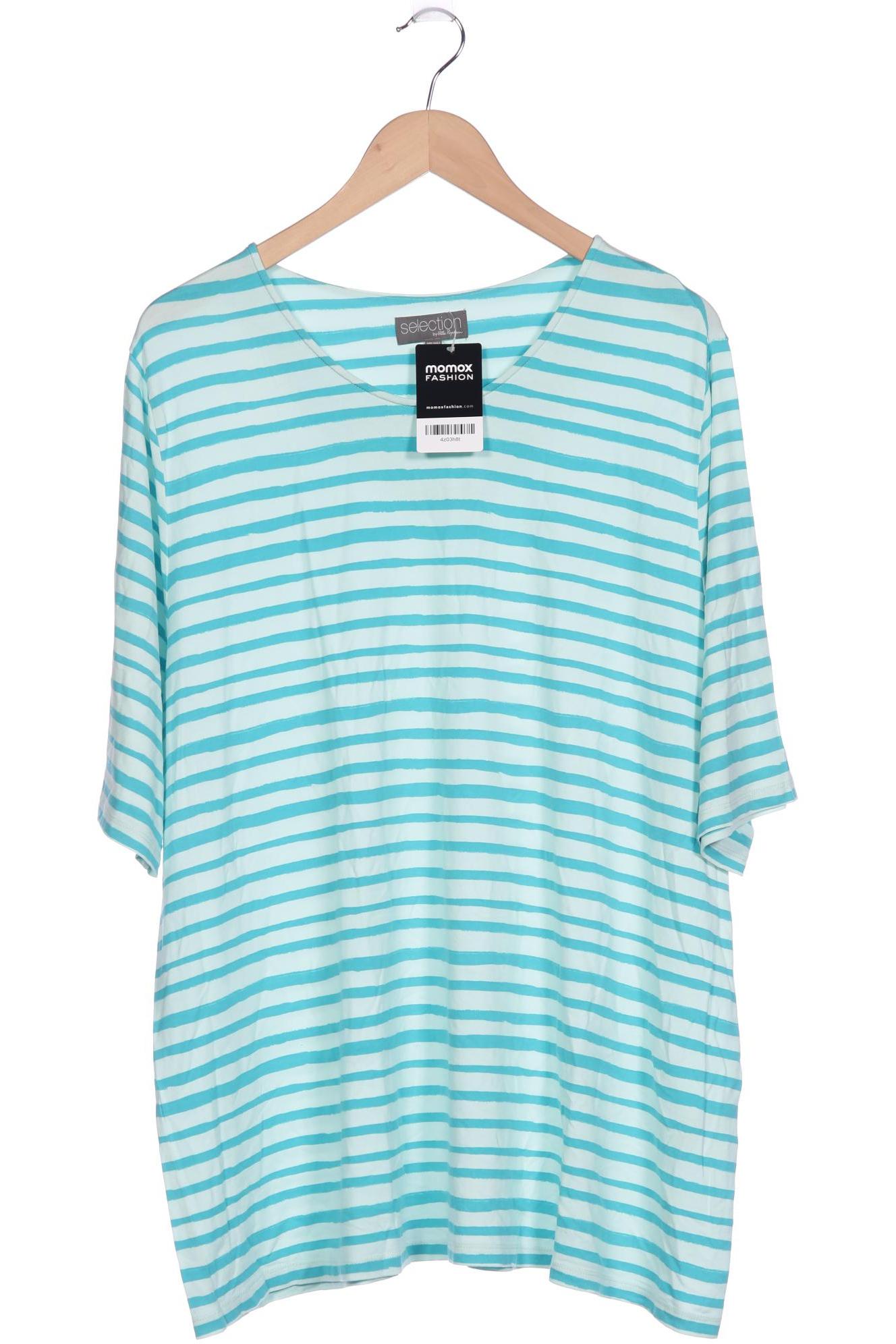 

Selection by Ulla Popken Damen T-Shirt, blau, Gr. 50