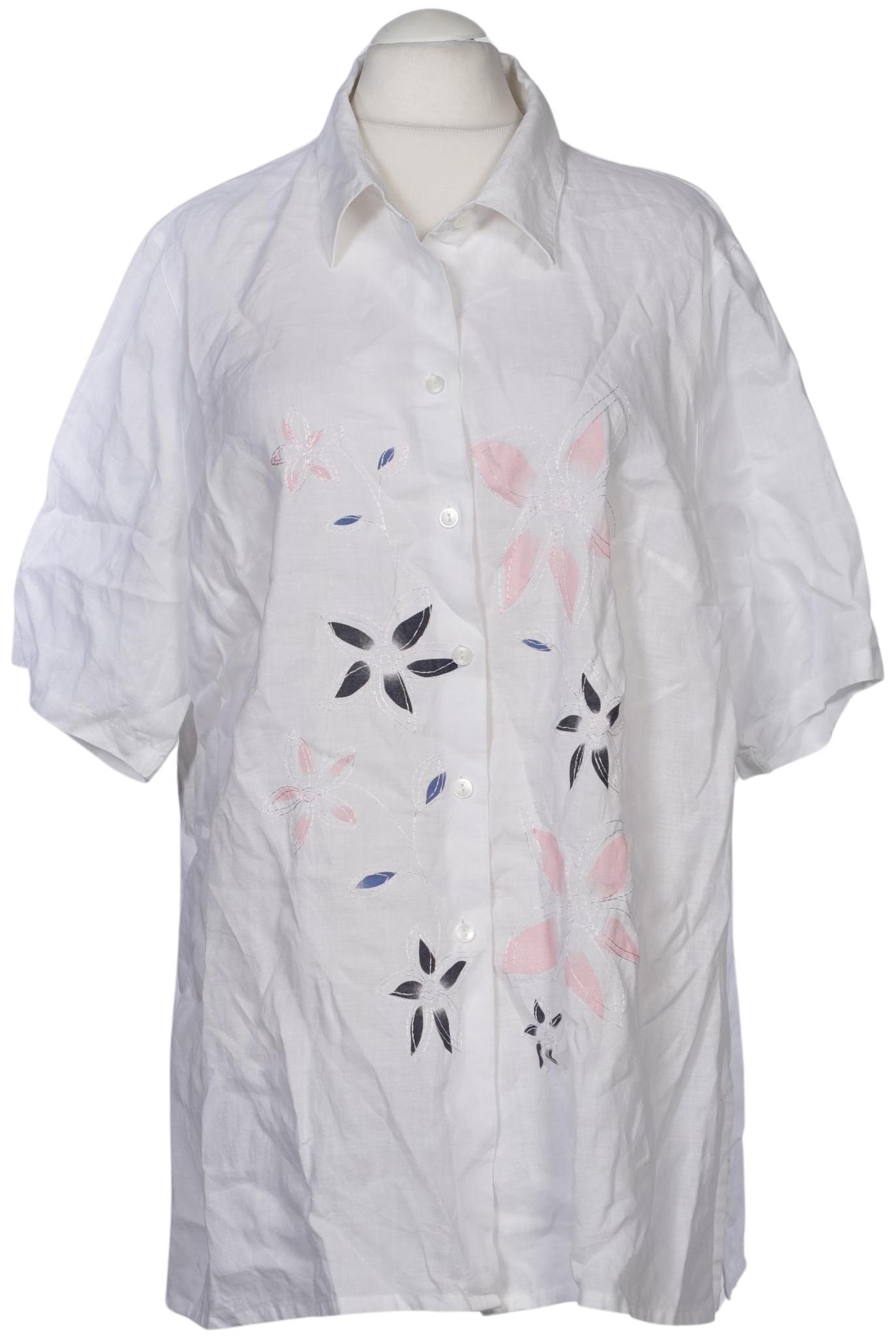 

Selection by Ulla Popken Damen Bluse, weiß, Gr. 50