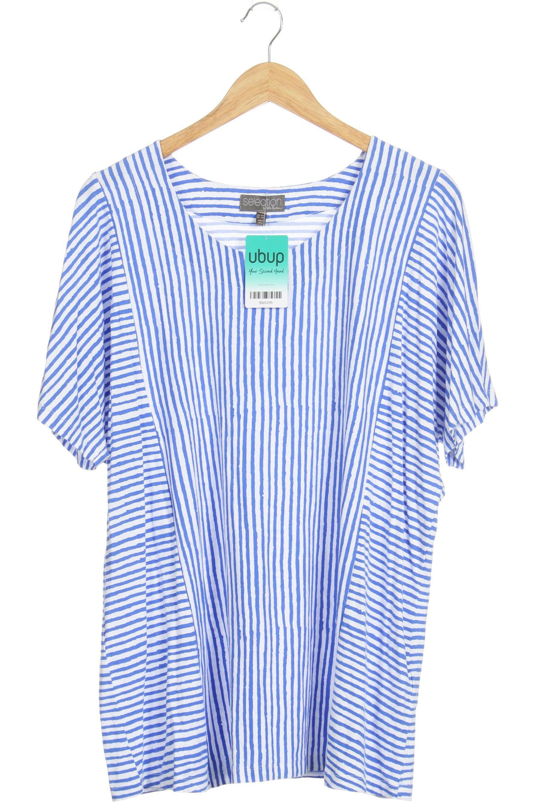 

Selection by Ulla Popken Damen T-Shirt, blau, Gr. 46