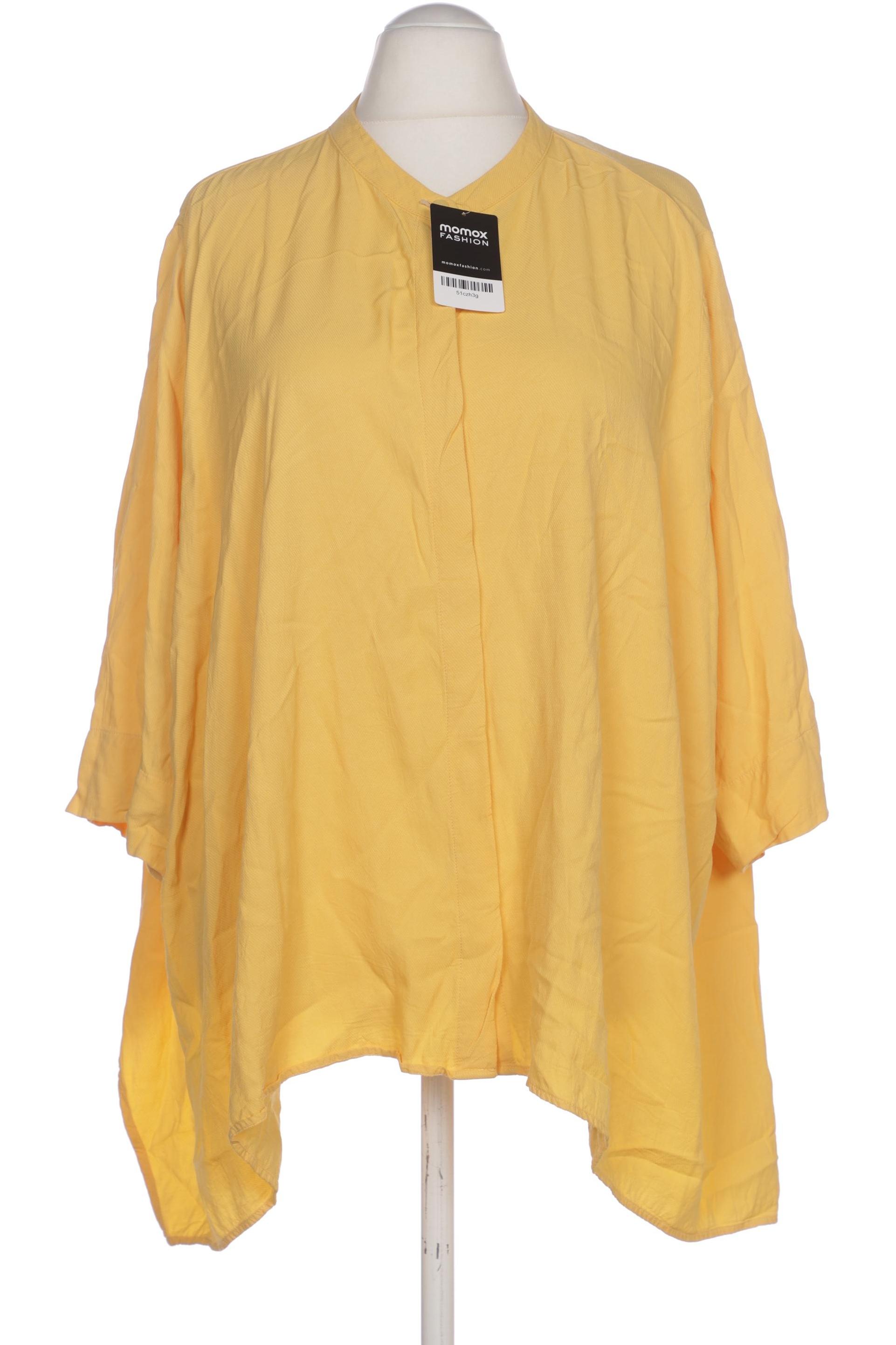 

Selection by Ulla Popken Damen Bluse, gelb, Gr. 54