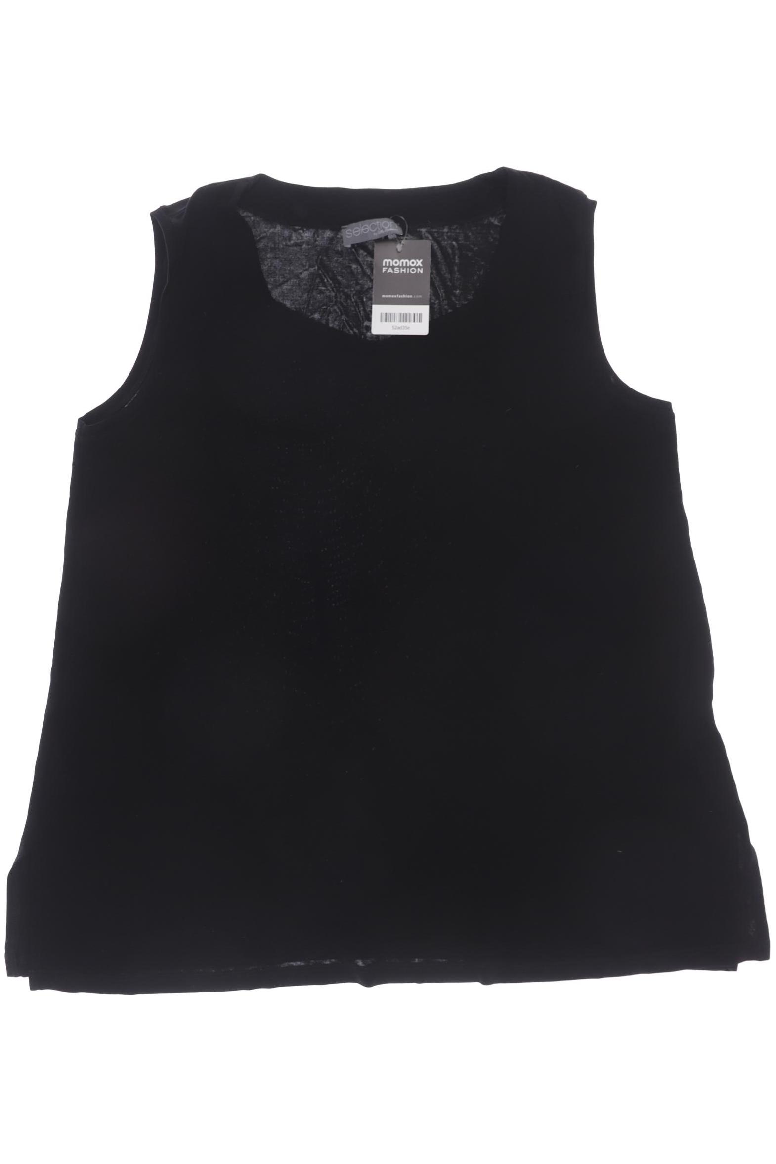 

Selection by Ulla Popken Damen Top, schwarz, Gr. 46