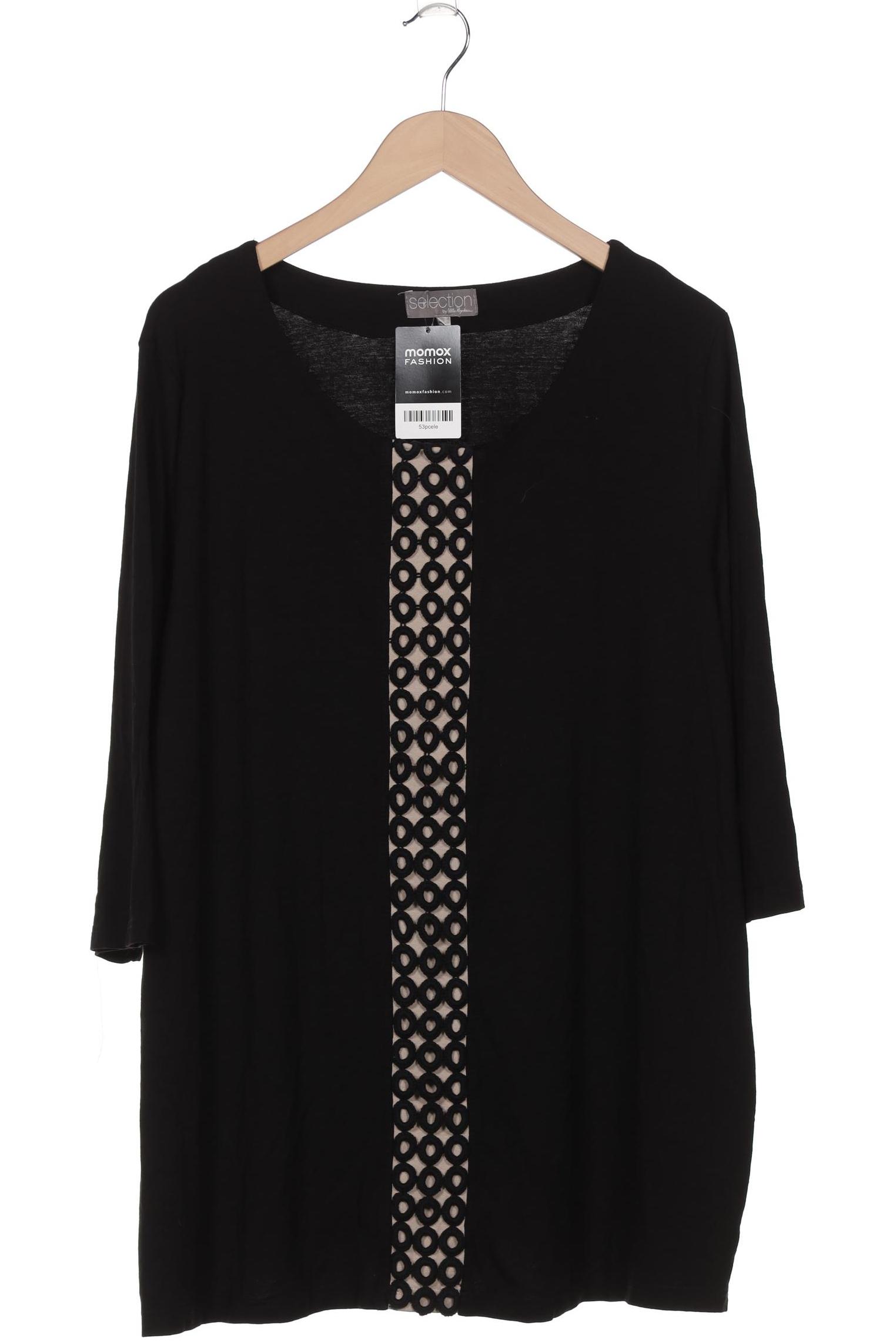 

Selection by Ulla Popken Damen Langarmshirt, schwarz, Gr. 50
