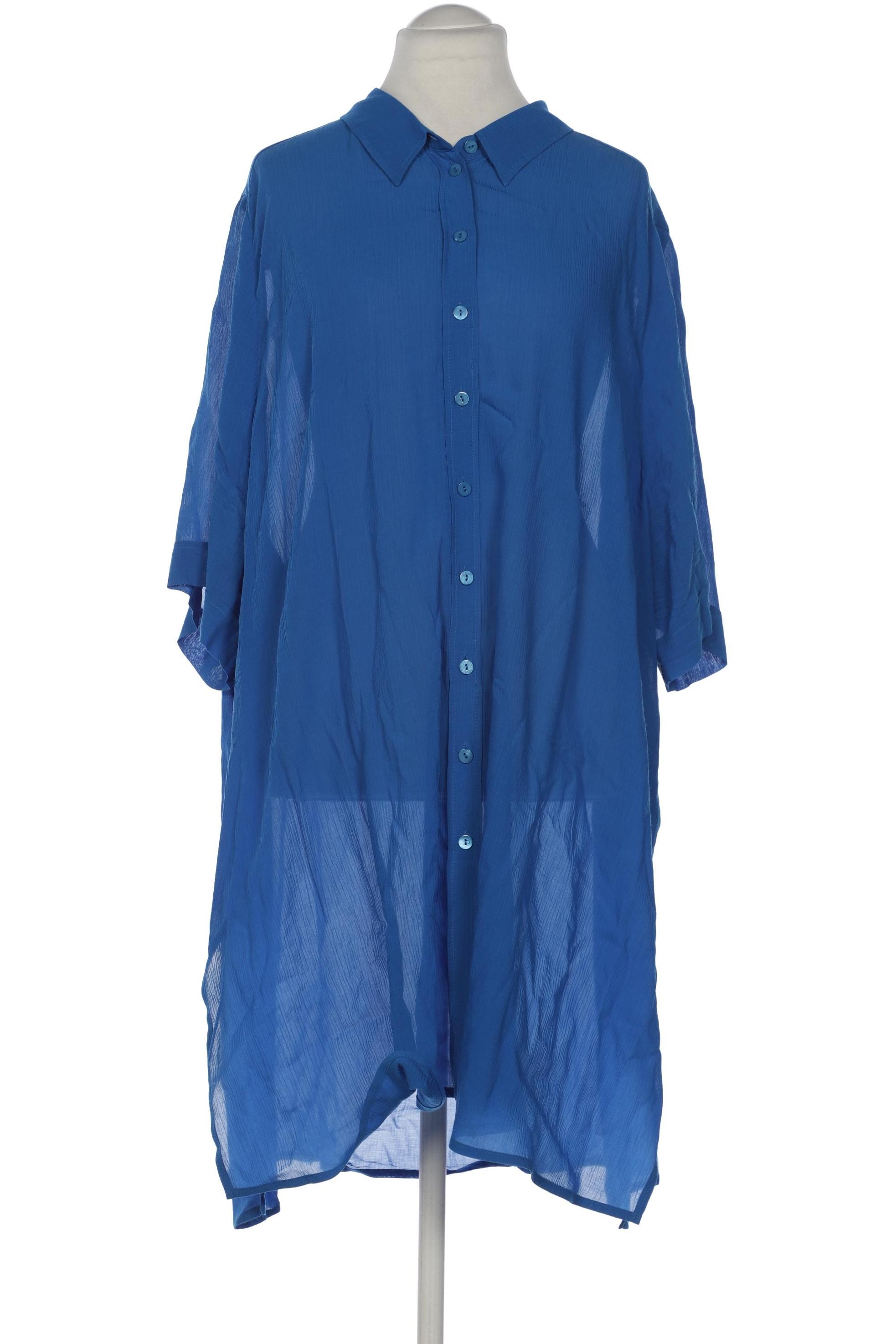 

Selection by Ulla Popken Damen Bluse, blau, Gr. 58