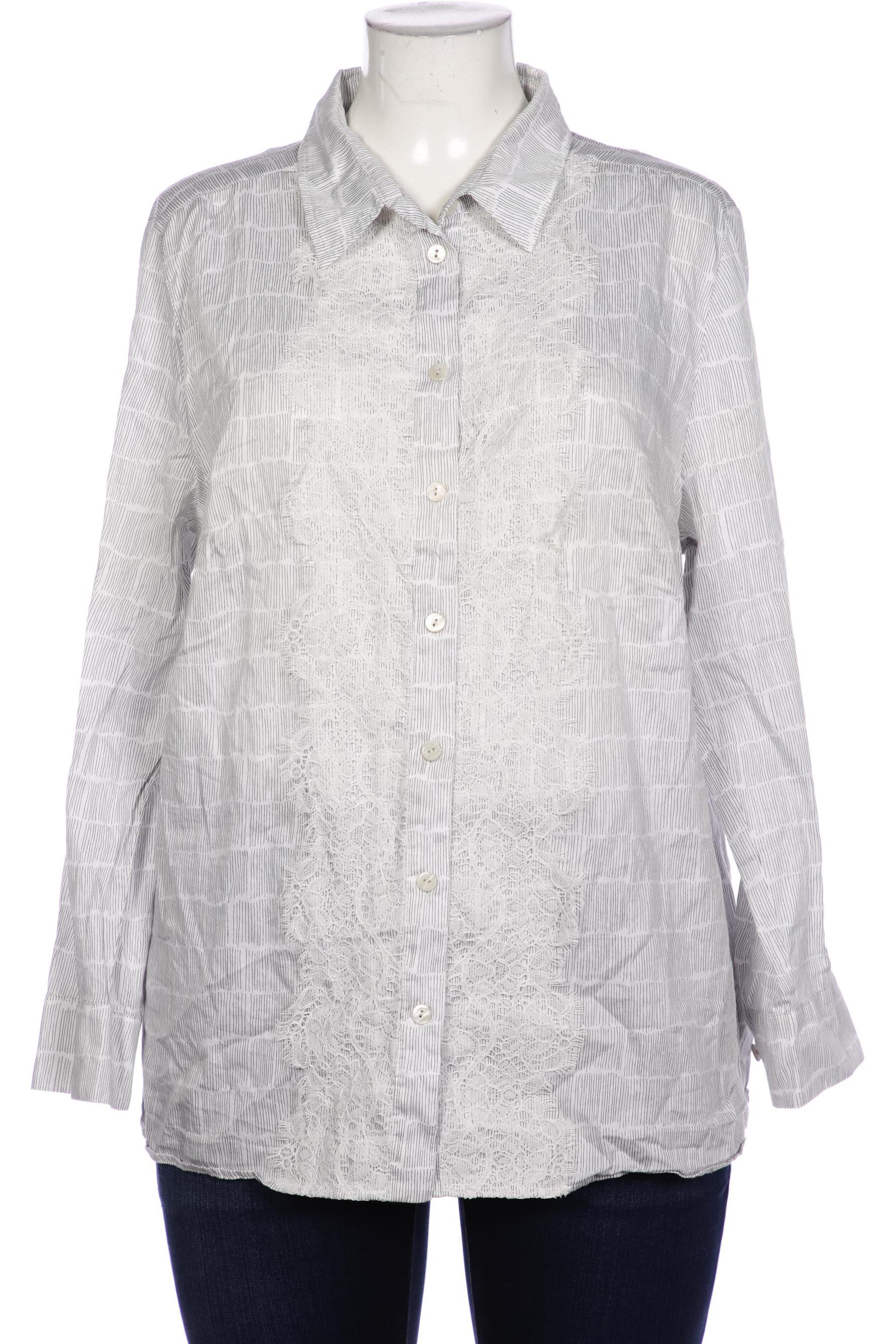 

Selection by Ulla Popken Damen Bluse, weiß, Gr. 46