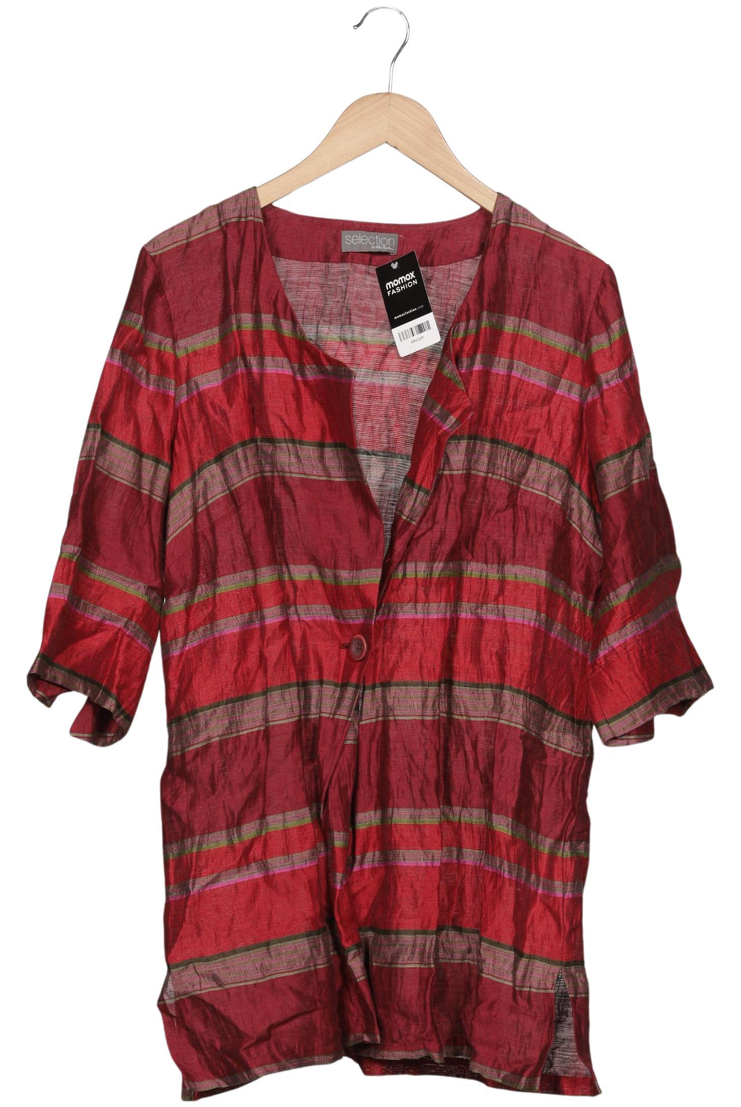 

Selection by Ulla Popken Damen Strickjacke, bordeaux, Gr. 42