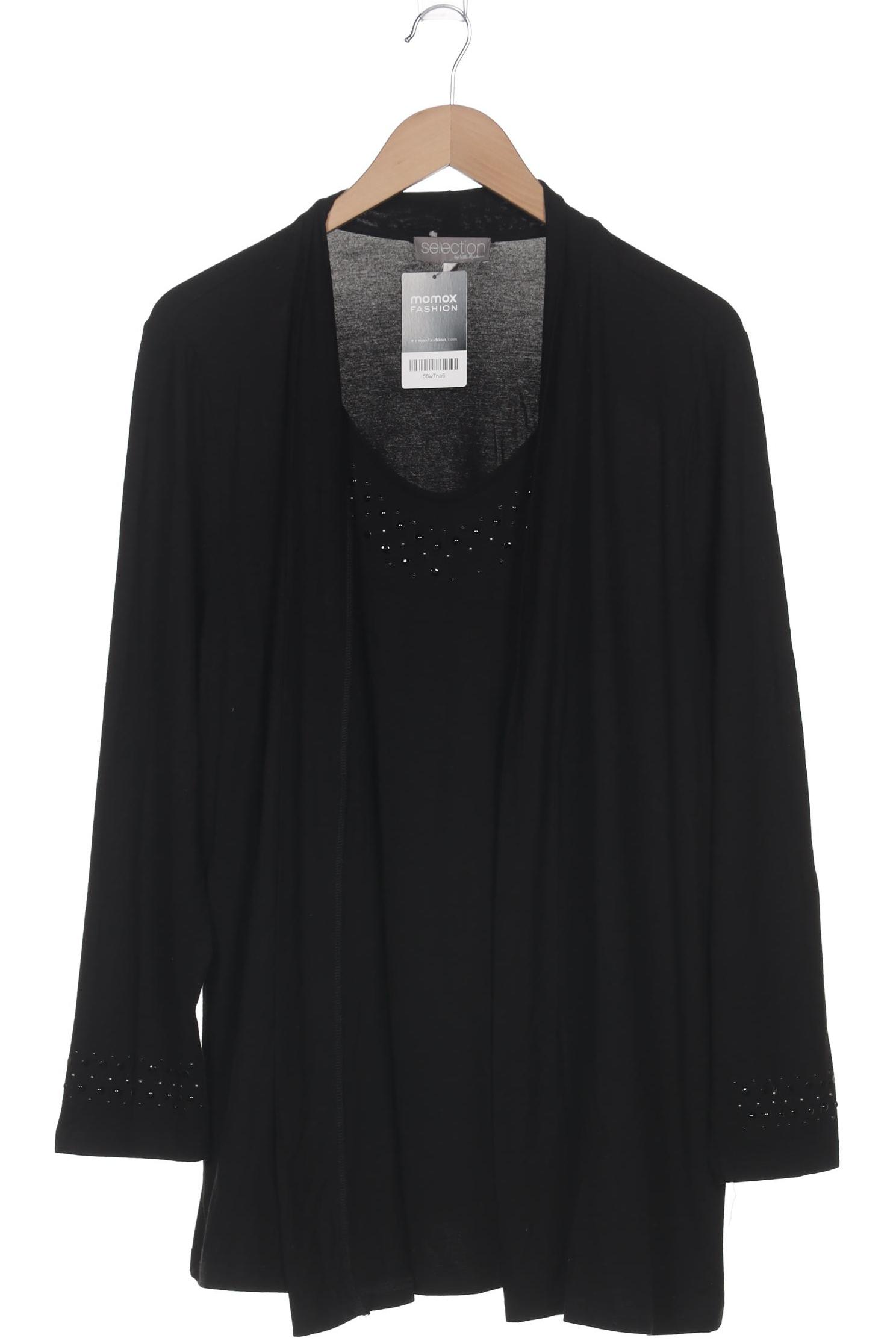 

Selection by Ulla Popken Damen Langarmshirt, schwarz, Gr. 48