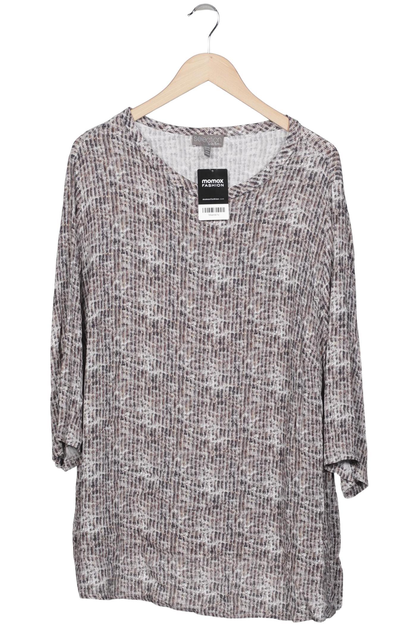 

Selection by Ulla Popken Damen Bluse, mehrfarbig, Gr. 54