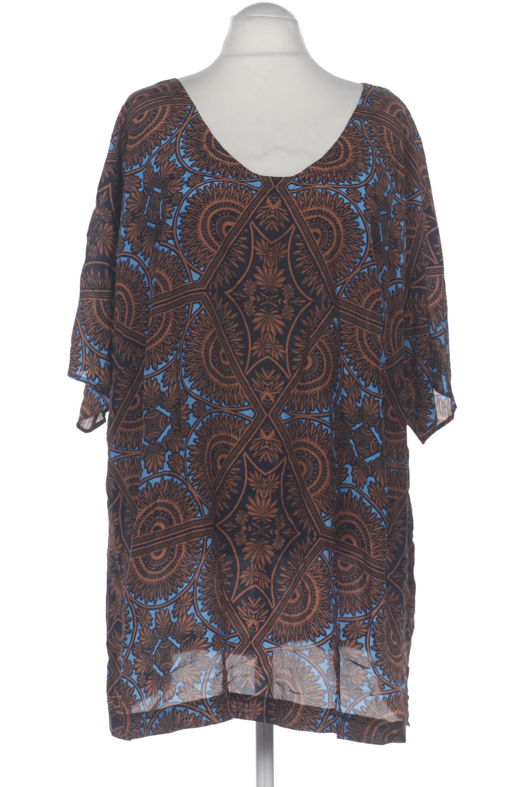

Selection by Ulla Popken Damen Bluse, braun, Gr. 58