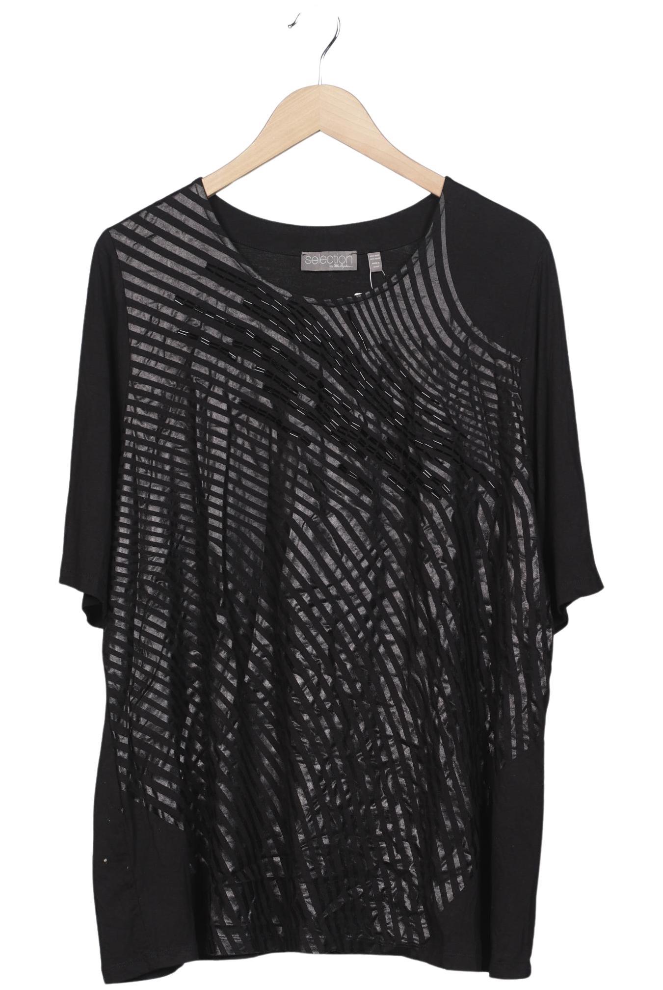 

Selection by Ulla Popken Damen T-Shirt, schwarz, Gr. 50