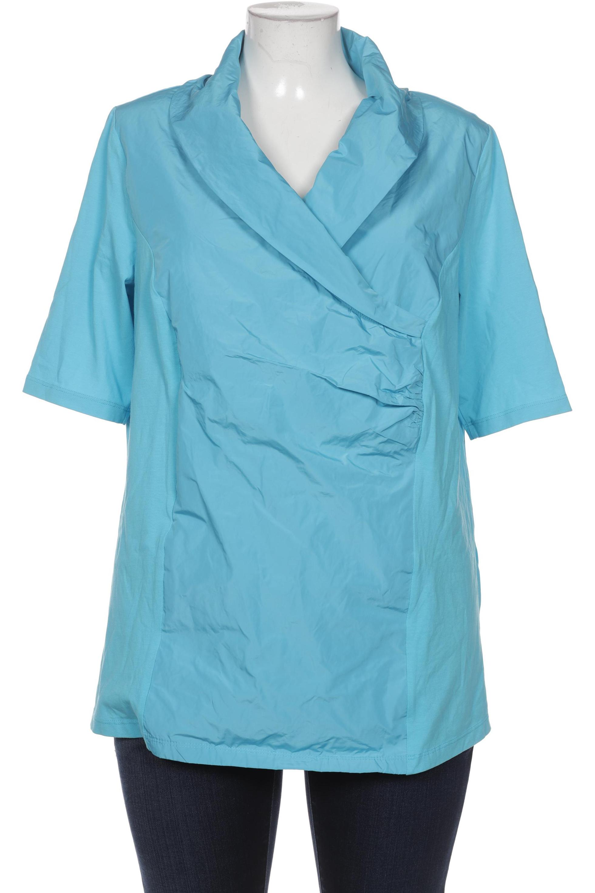 

Selection by Ulla Popken Damen Bluse, blau, Gr. 46