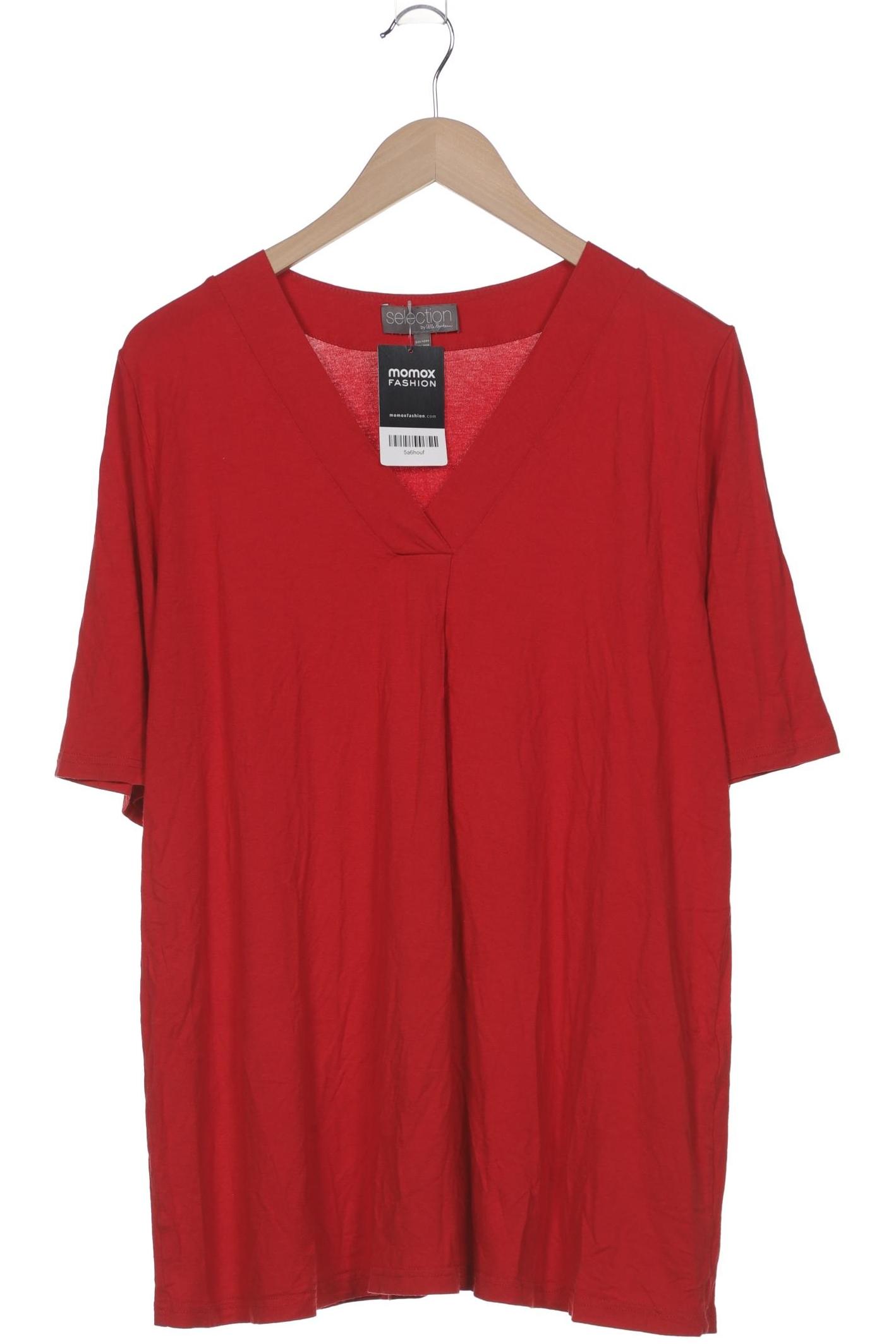 

Selection by Ulla Popken Damen T-Shirt, rot, Gr. 42