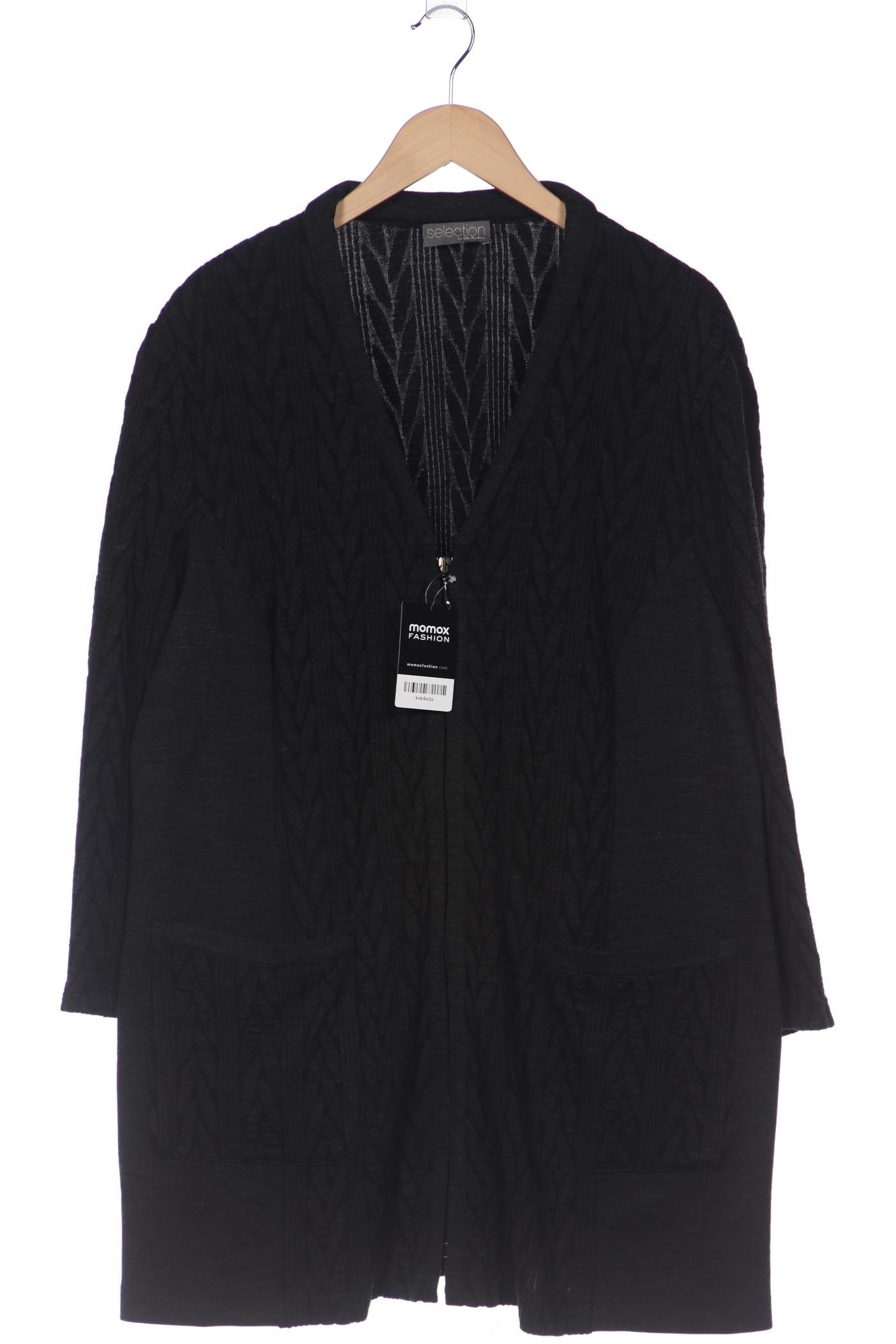 

Selection by Ulla Popken Damen Strickjacke, grau, Gr. 50