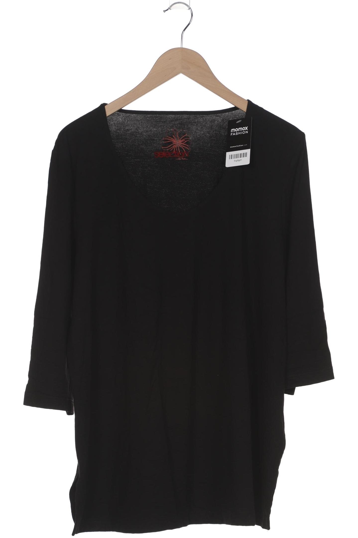 

Selection by Ulla Popken Damen T-Shirt, schwarz, Gr. 50