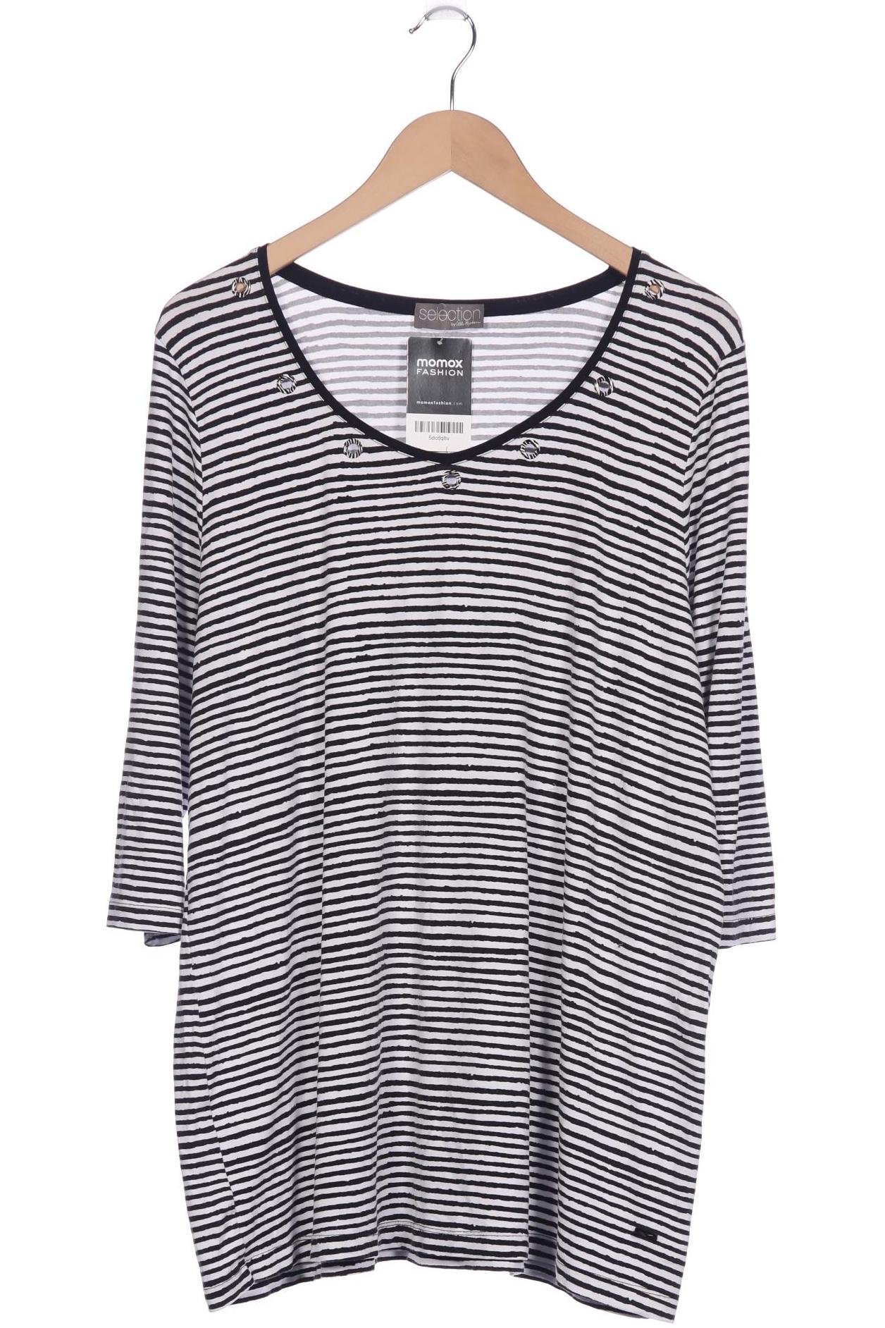 

Selection by Ulla Popken Damen Langarmshirt, weiß, Gr. 46