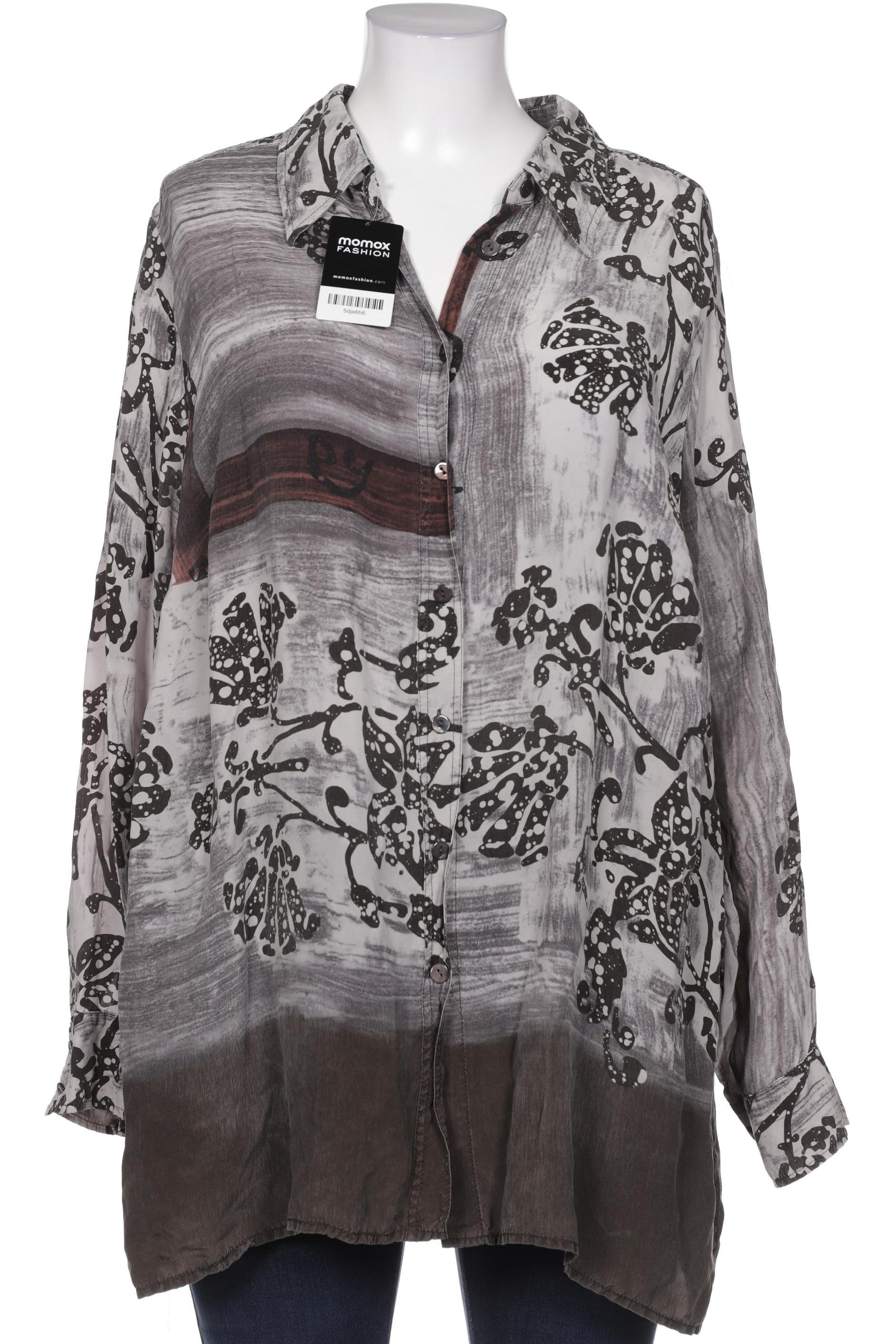 

Selection by Ulla Popken Damen Bluse, grau, Gr. 50