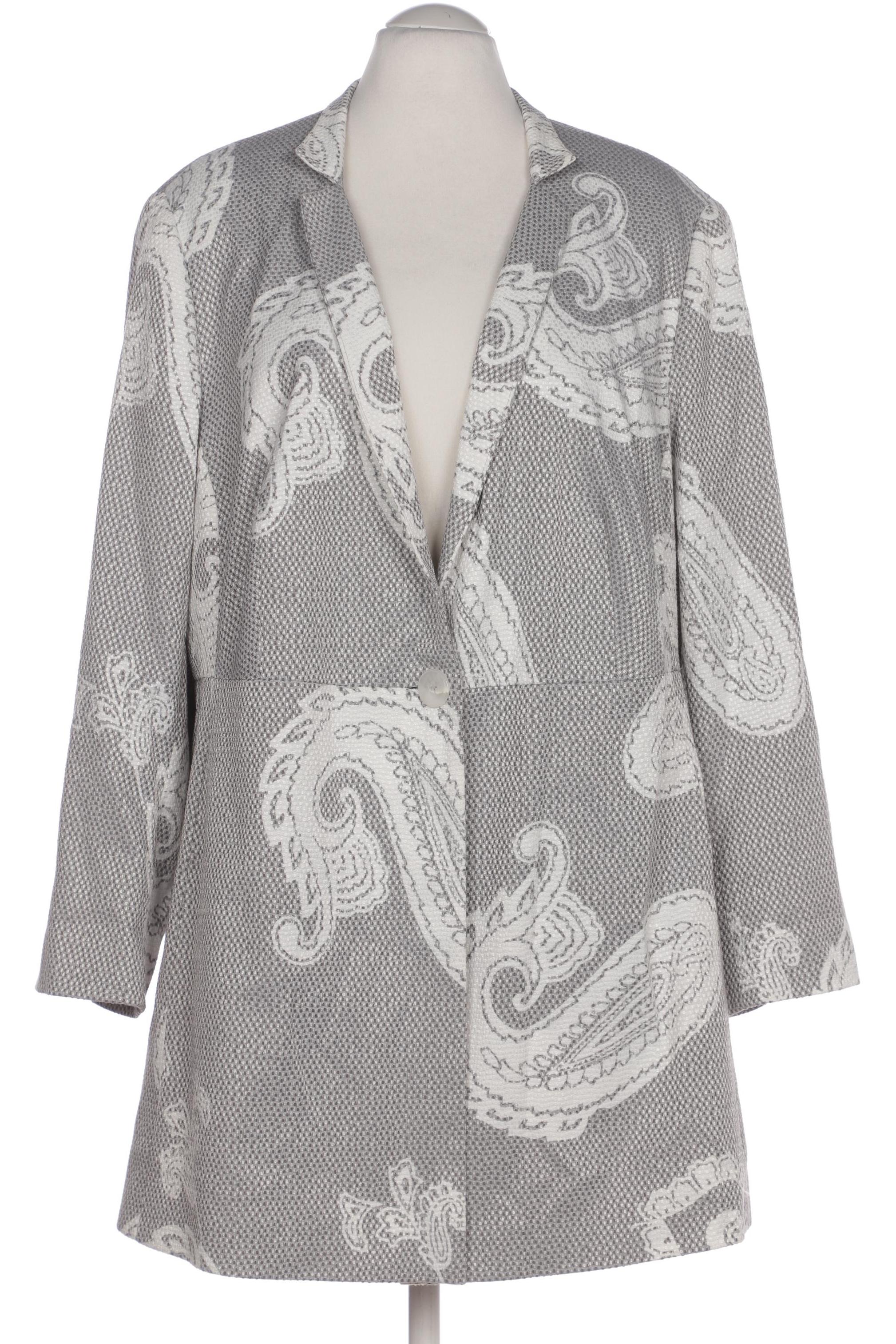 

Selection by Ulla Popken Damen Blazer, grau, Gr. 54
