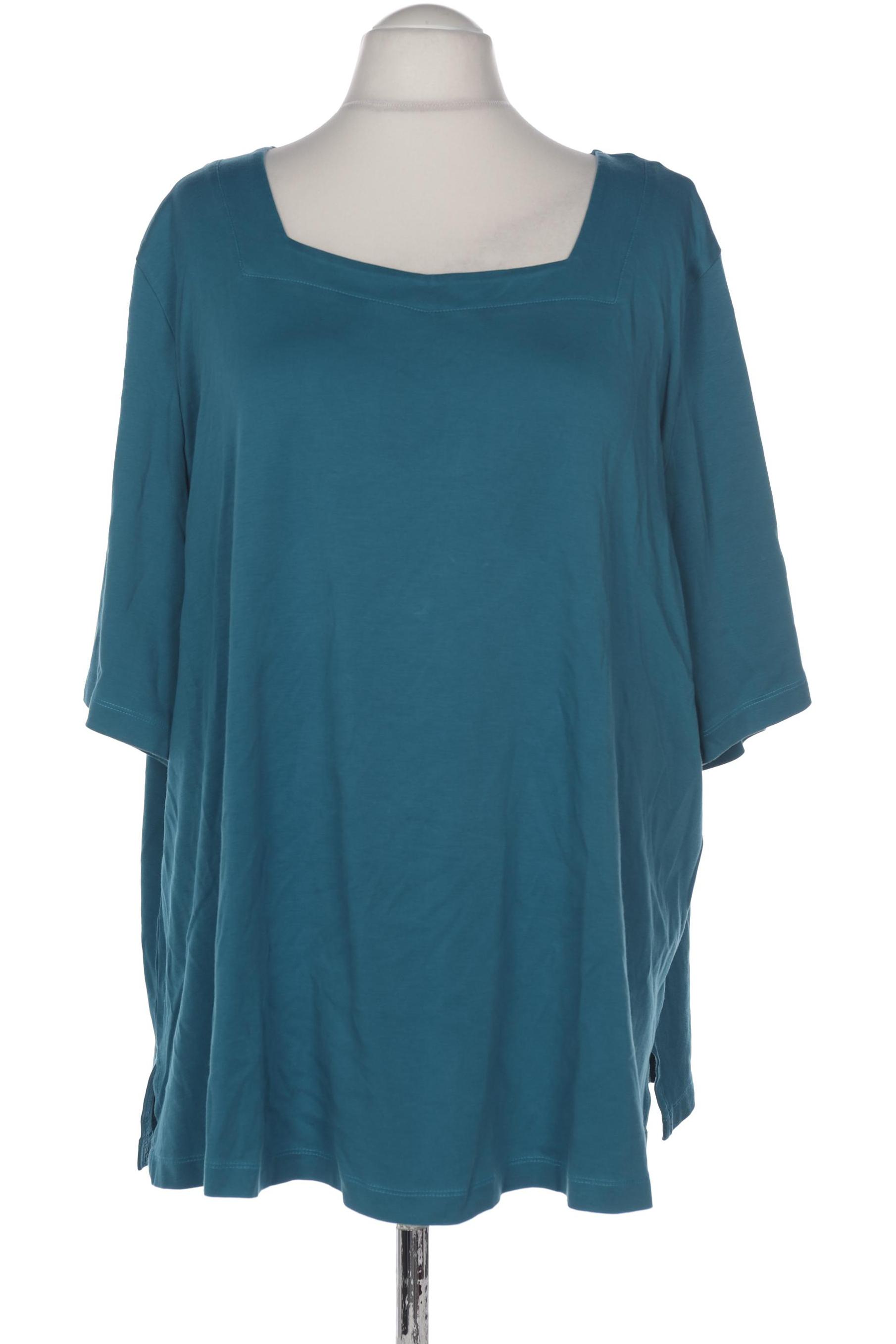 

Selection by Ulla Popken Damen T-Shirt, blau, Gr. 58