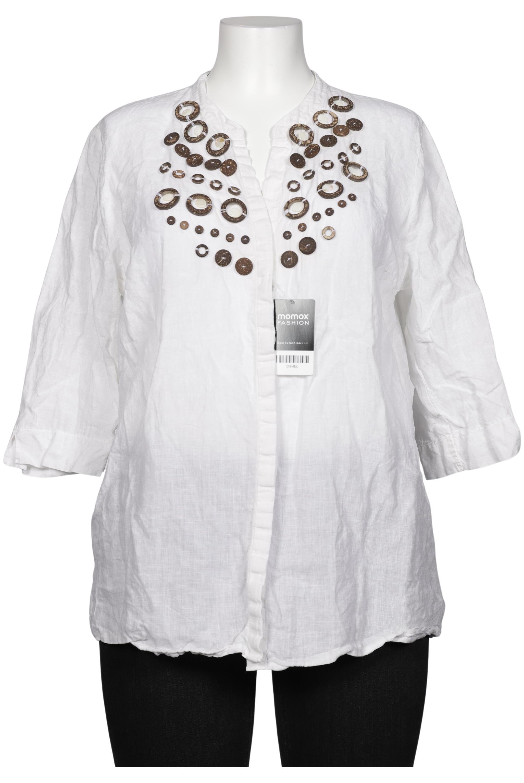 

Selection by Ulla Popken Damen Bluse, weiß, Gr. 42