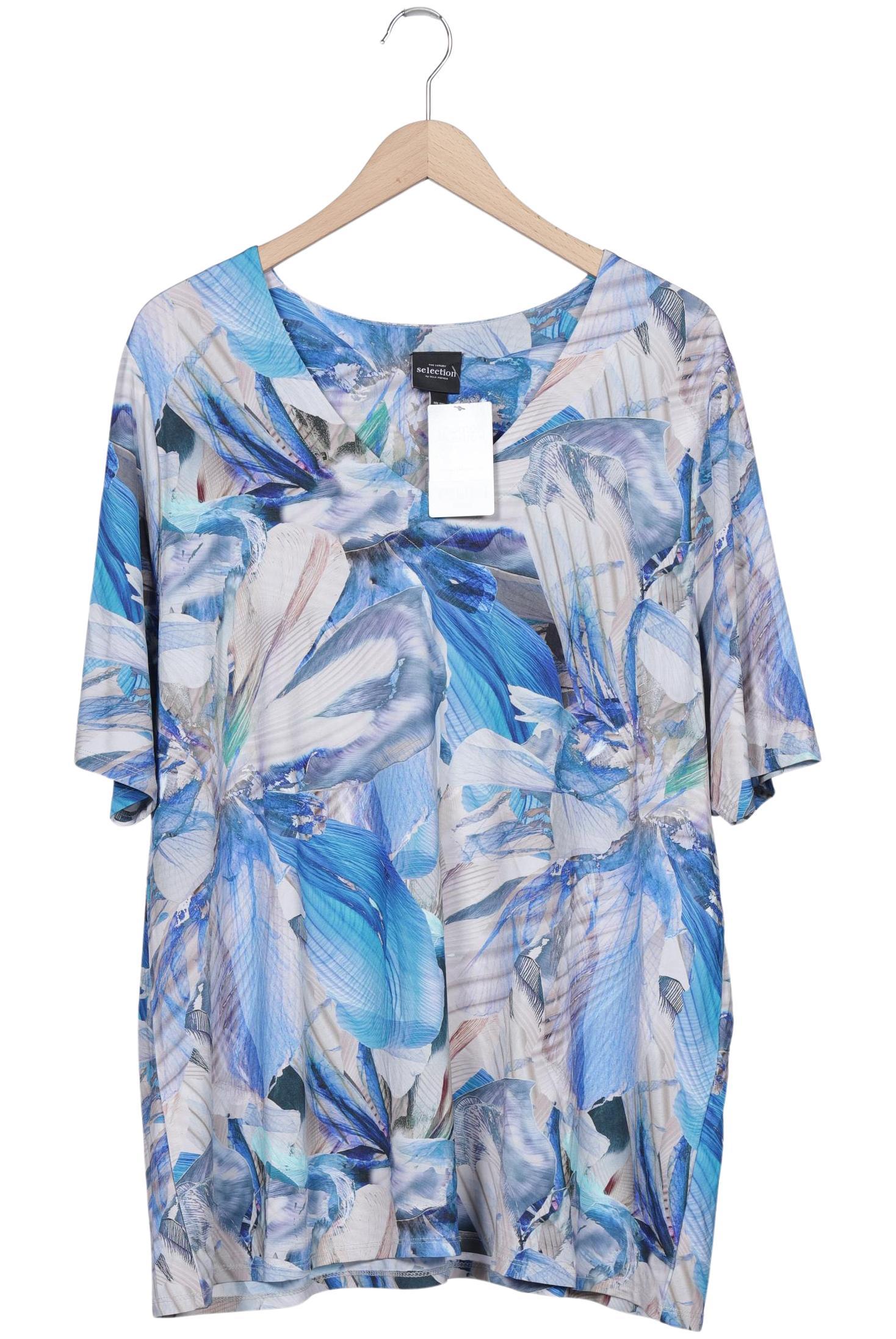 

Selection by Ulla Popken Damen T-Shirt, hellblau, Gr. 50