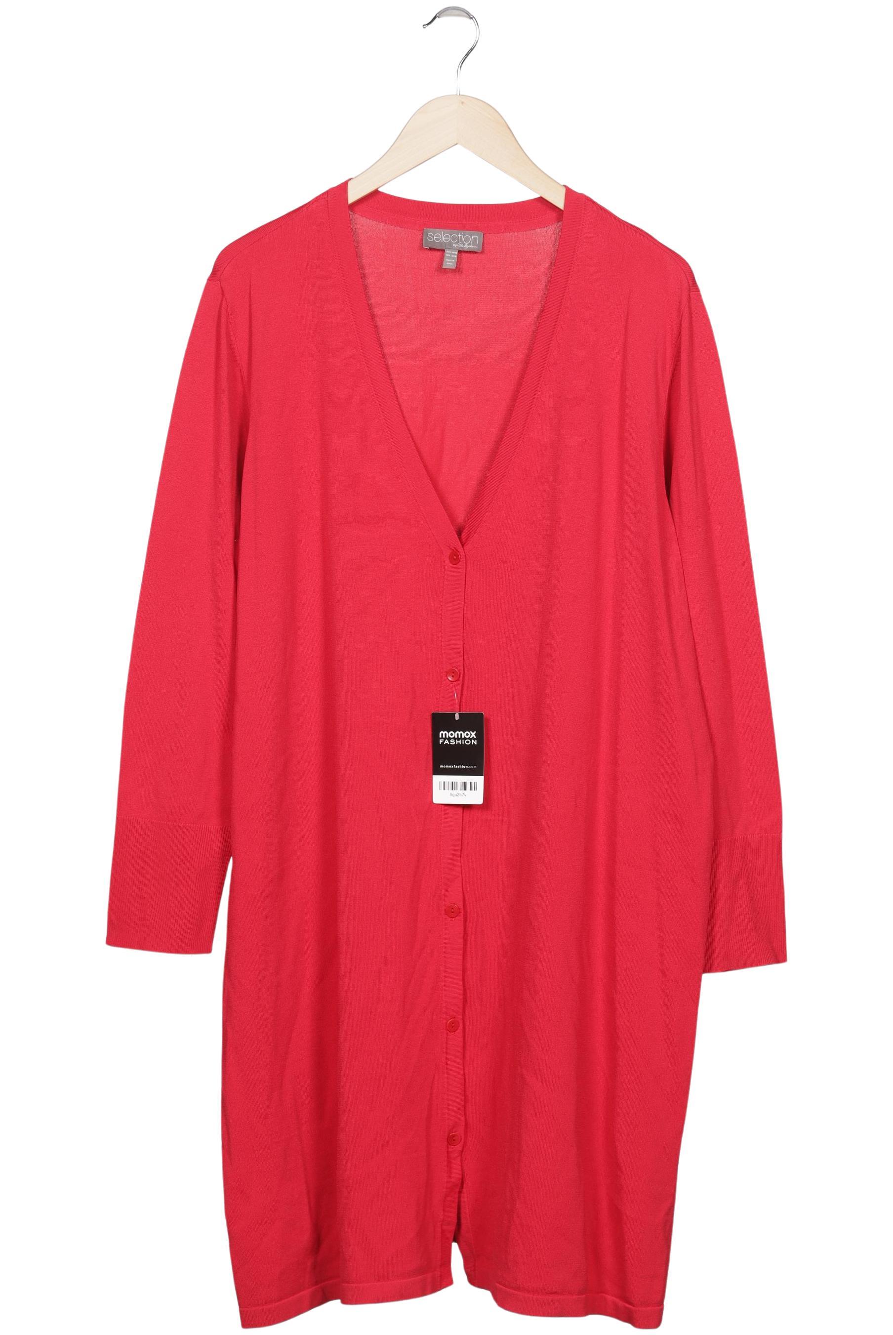 

Selection by Ulla Popken Damen Strickjacke, rot, Gr. 46