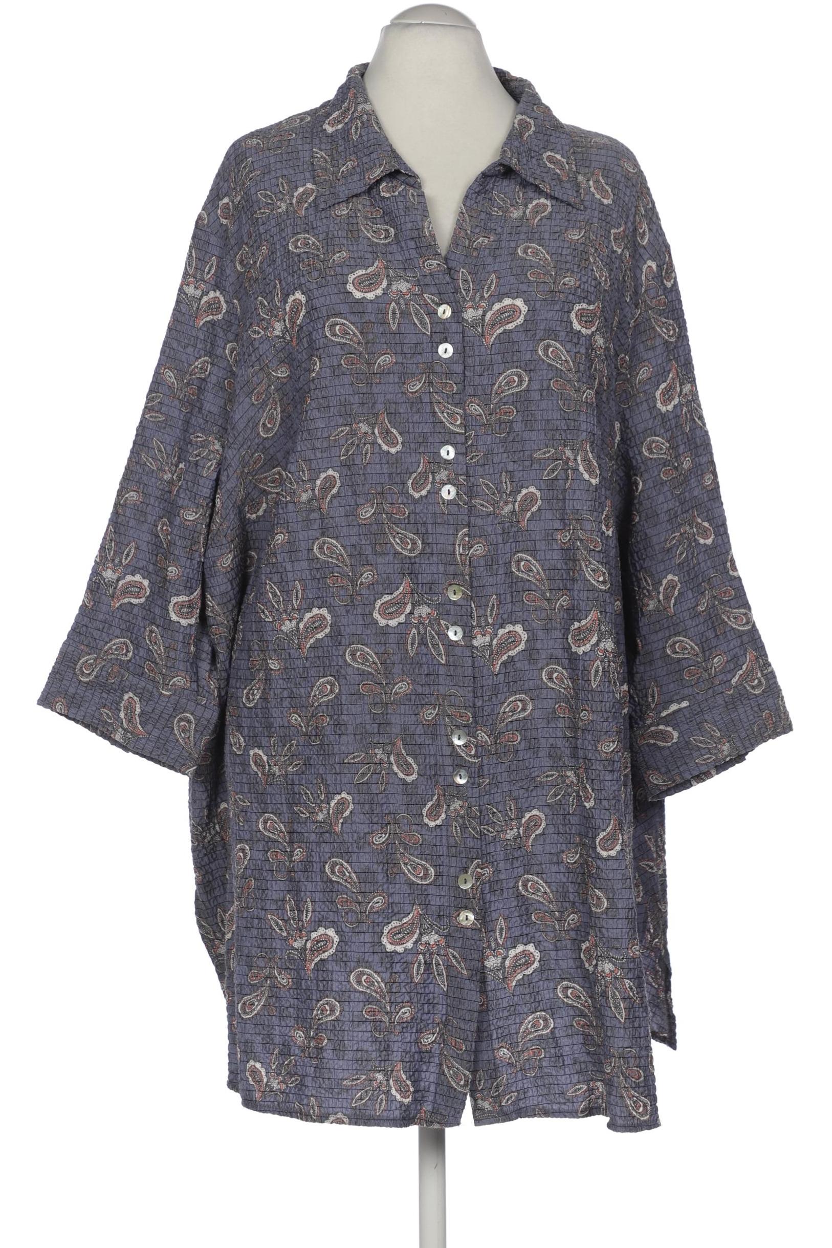 

Selection by Ulla Popken Damen Bluse, blau, Gr. 58