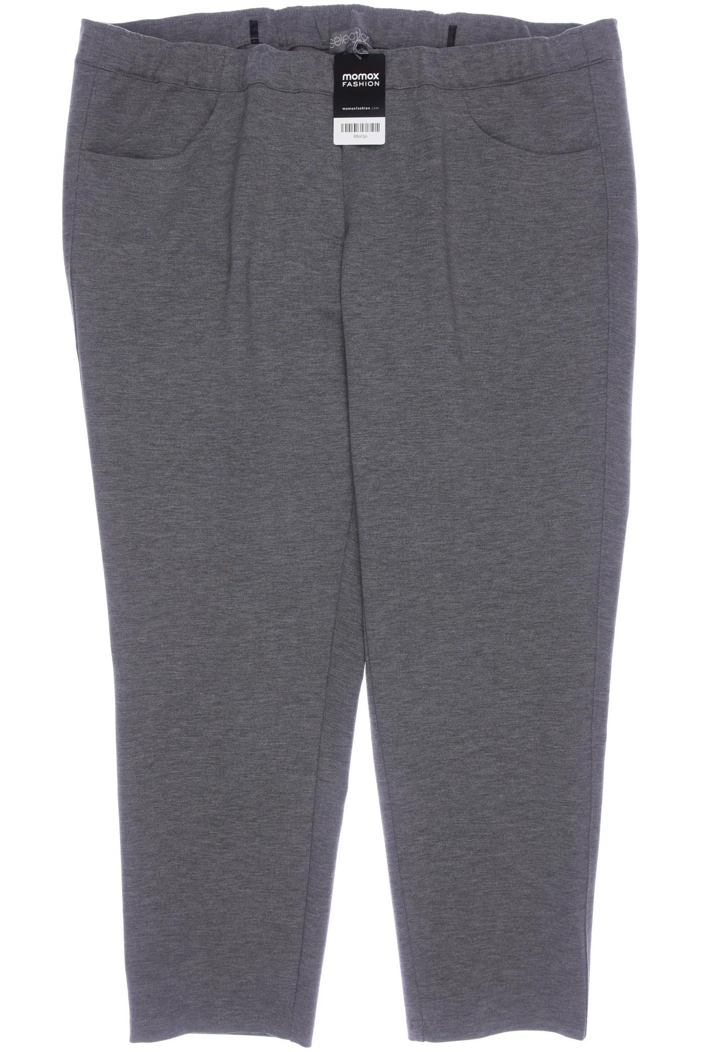

Selection by Ulla Popken Damen Stoffhose, grau, Gr. 52