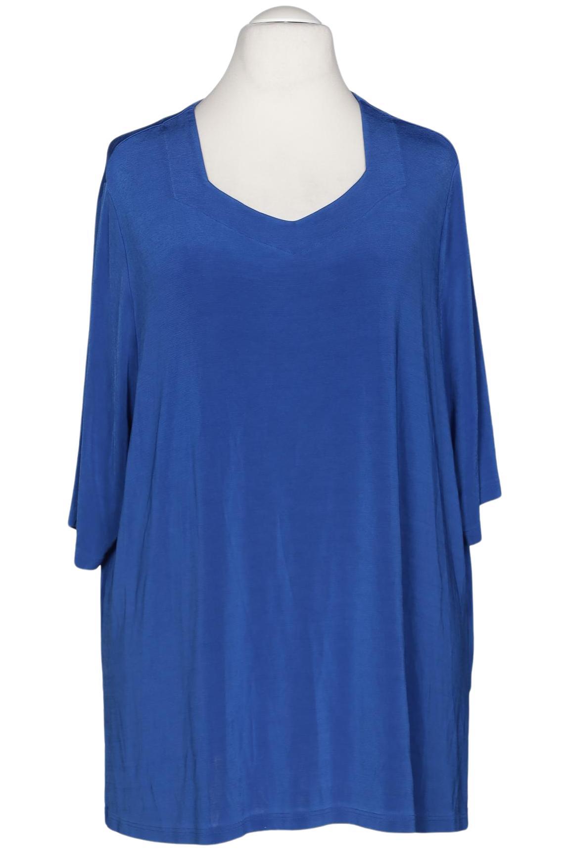 

Selection by Ulla Popken Damen Bluse, blau, Gr. 54