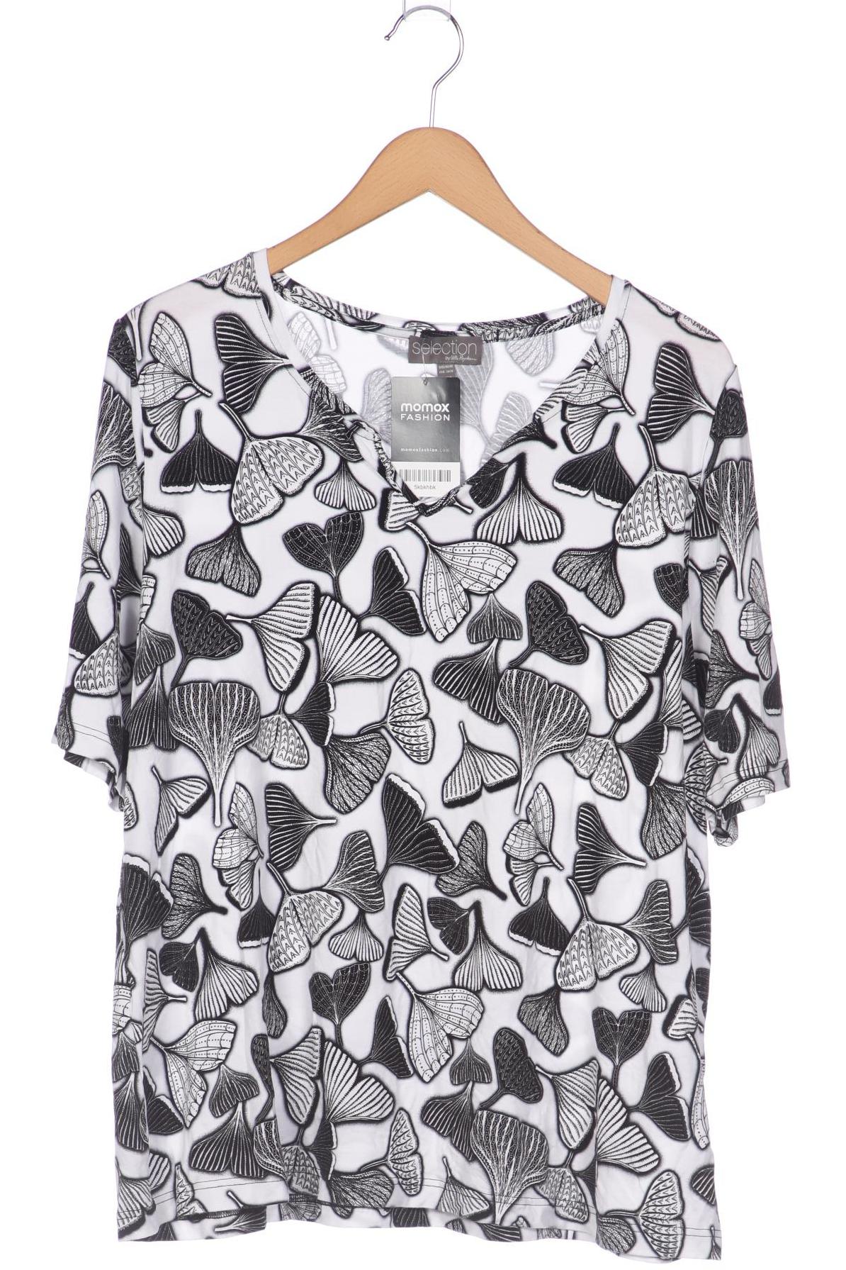 

Selection by Ulla Popken Damen T-Shirt, schwarz, Gr. 46