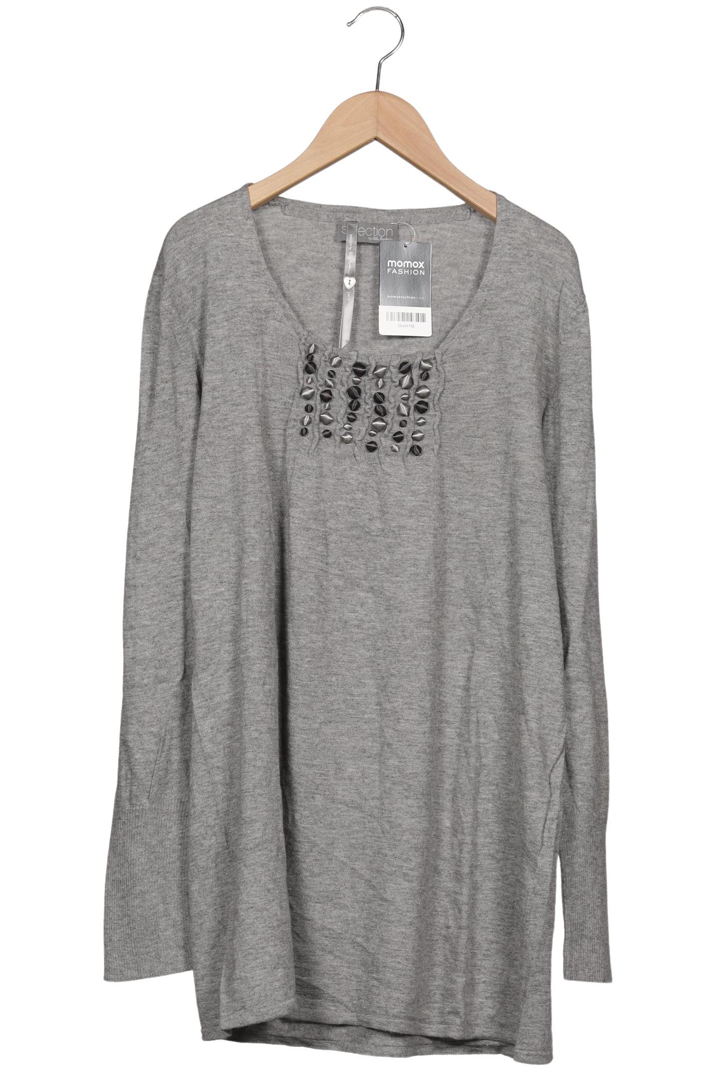 

Selection by Ulla Popken Damen Pullover, grau, Gr. 46