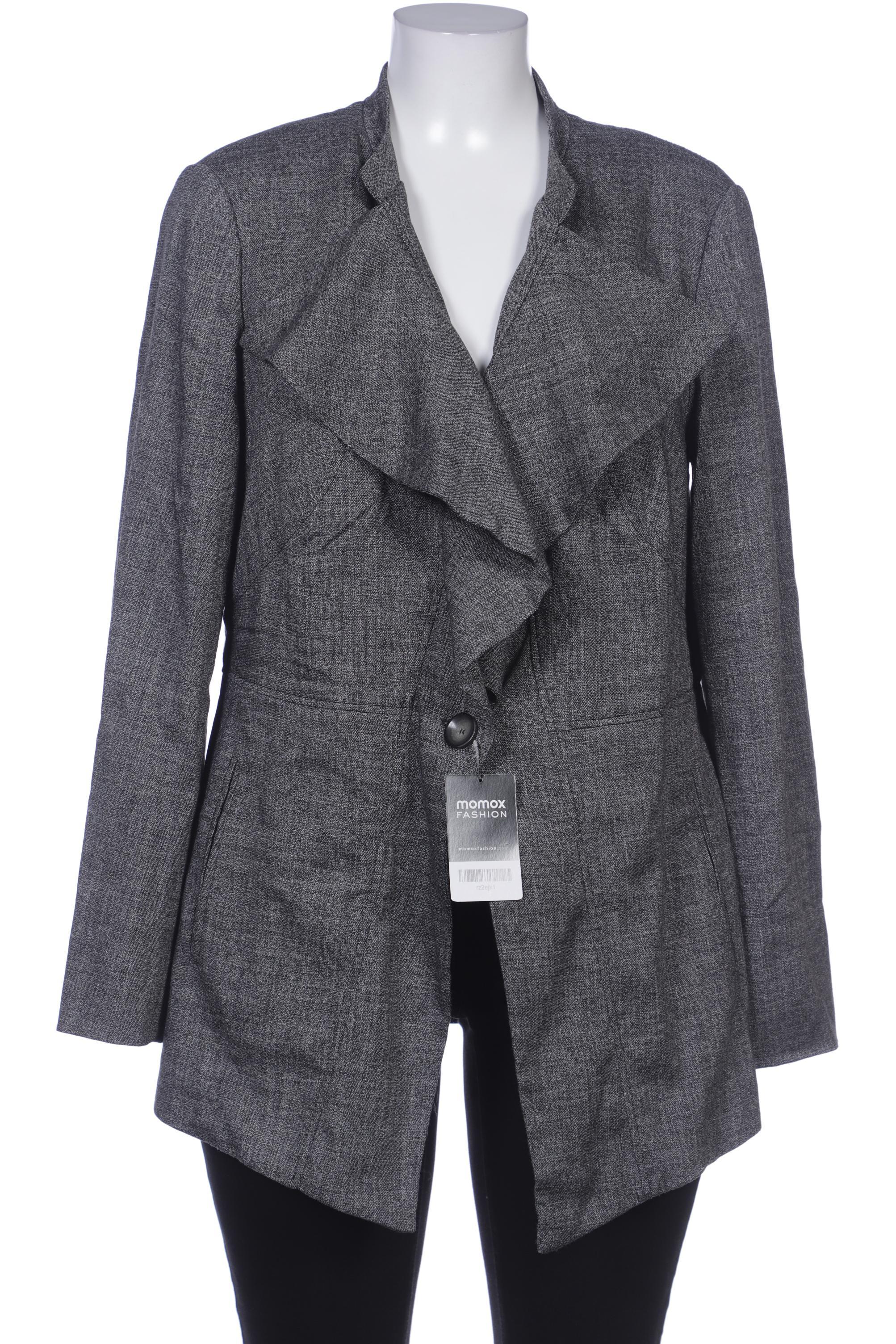 

Selection by Ulla Popken Damen Blazer, grau, Gr. 46
