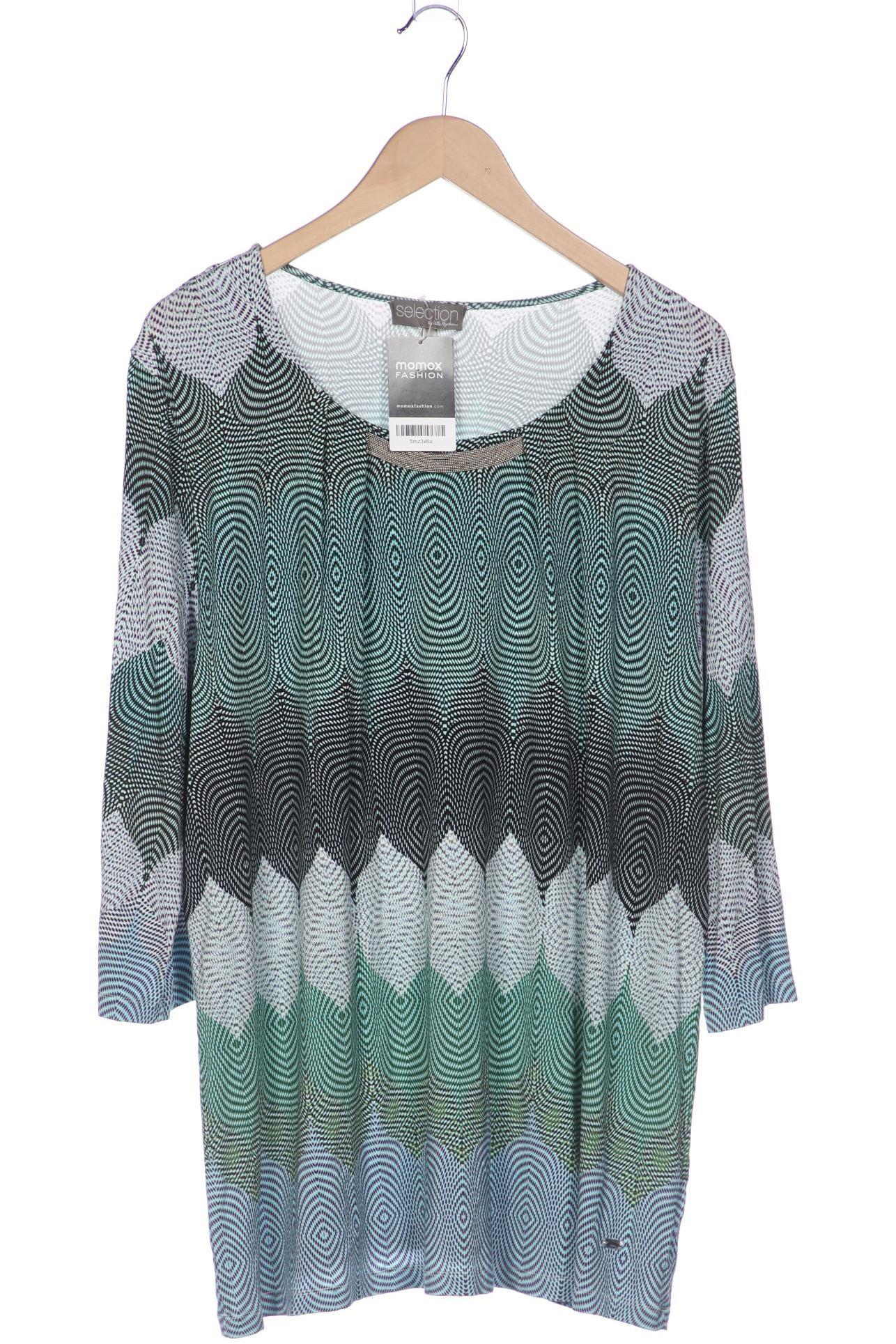 

Selection by Ulla Popken Damen Langarmshirt, grün, Gr. 42