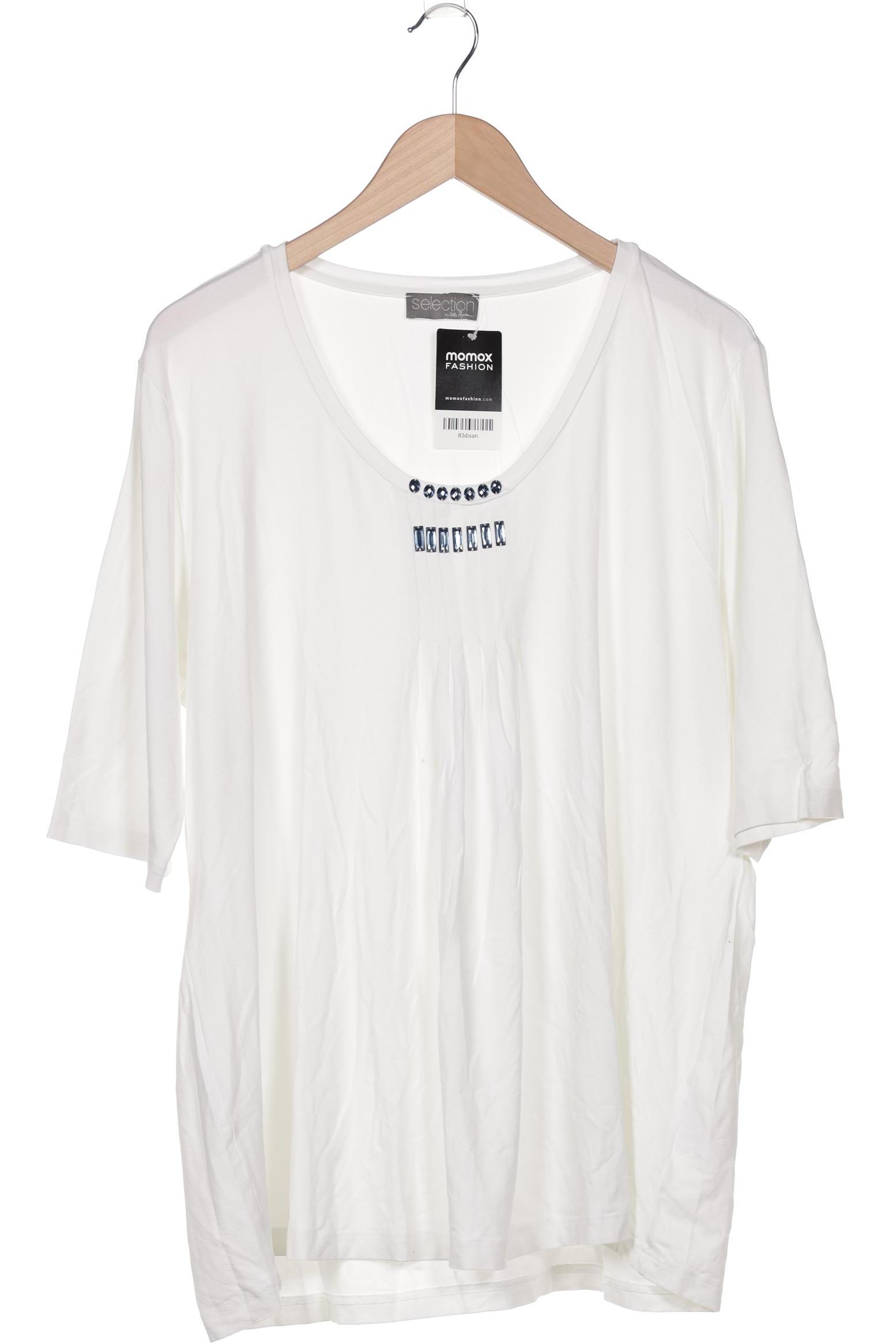 

Selection by Ulla Popken Damen T-Shirt, weiß, Gr. 50