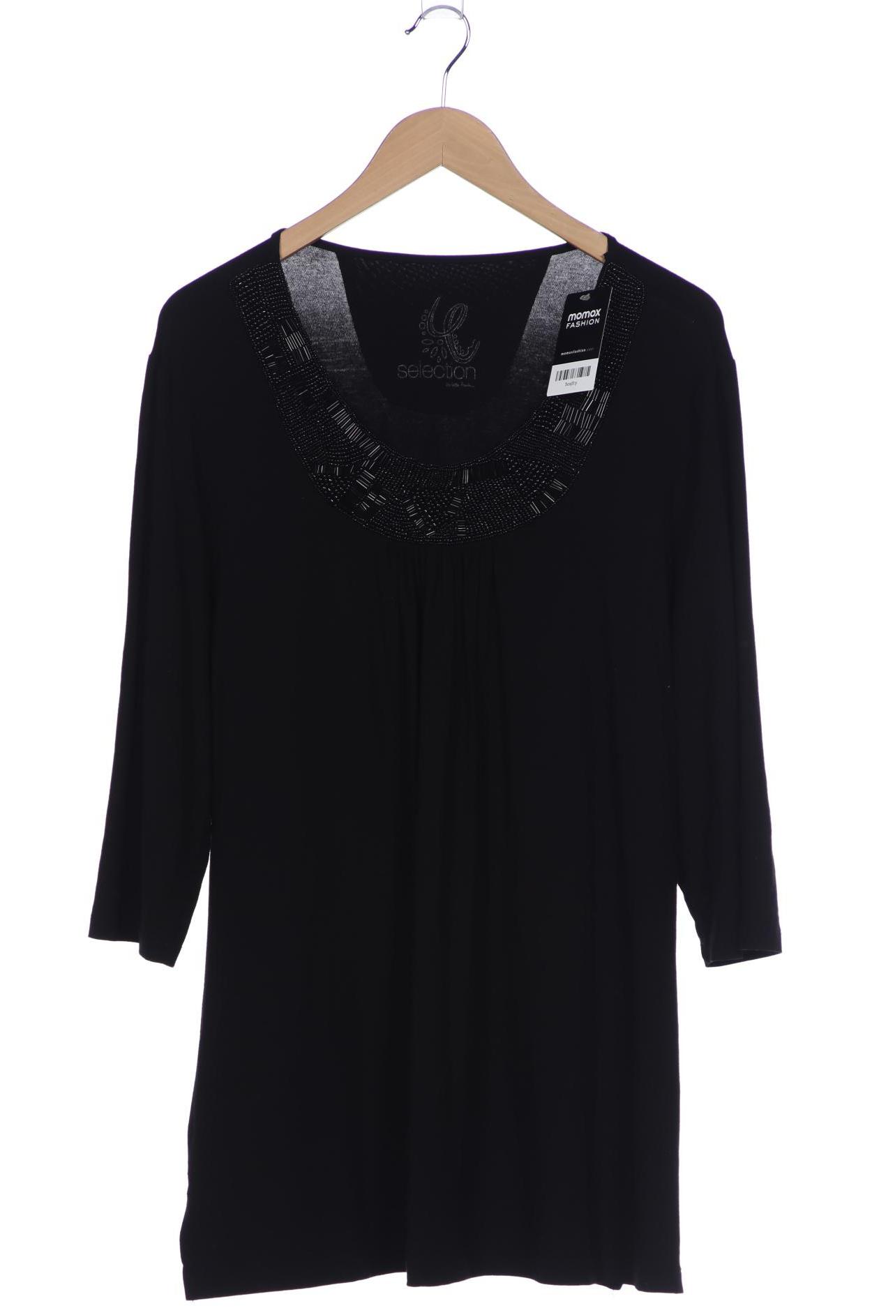 

Selection by Ulla Popken Damen Langarmshirt, schwarz, Gr. 50