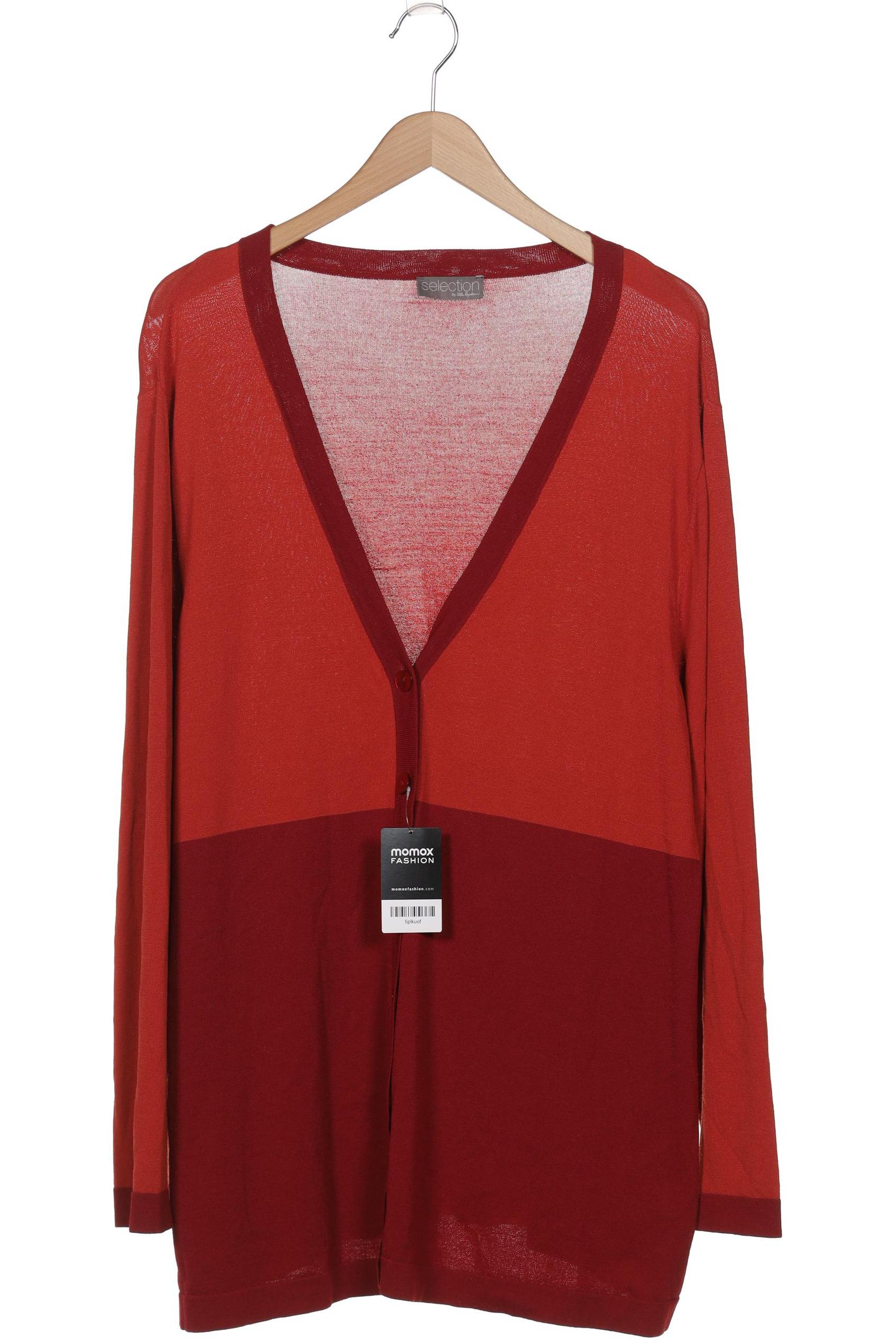 

Selection by Ulla Popken Damen Strickjacke, rot, Gr. 50