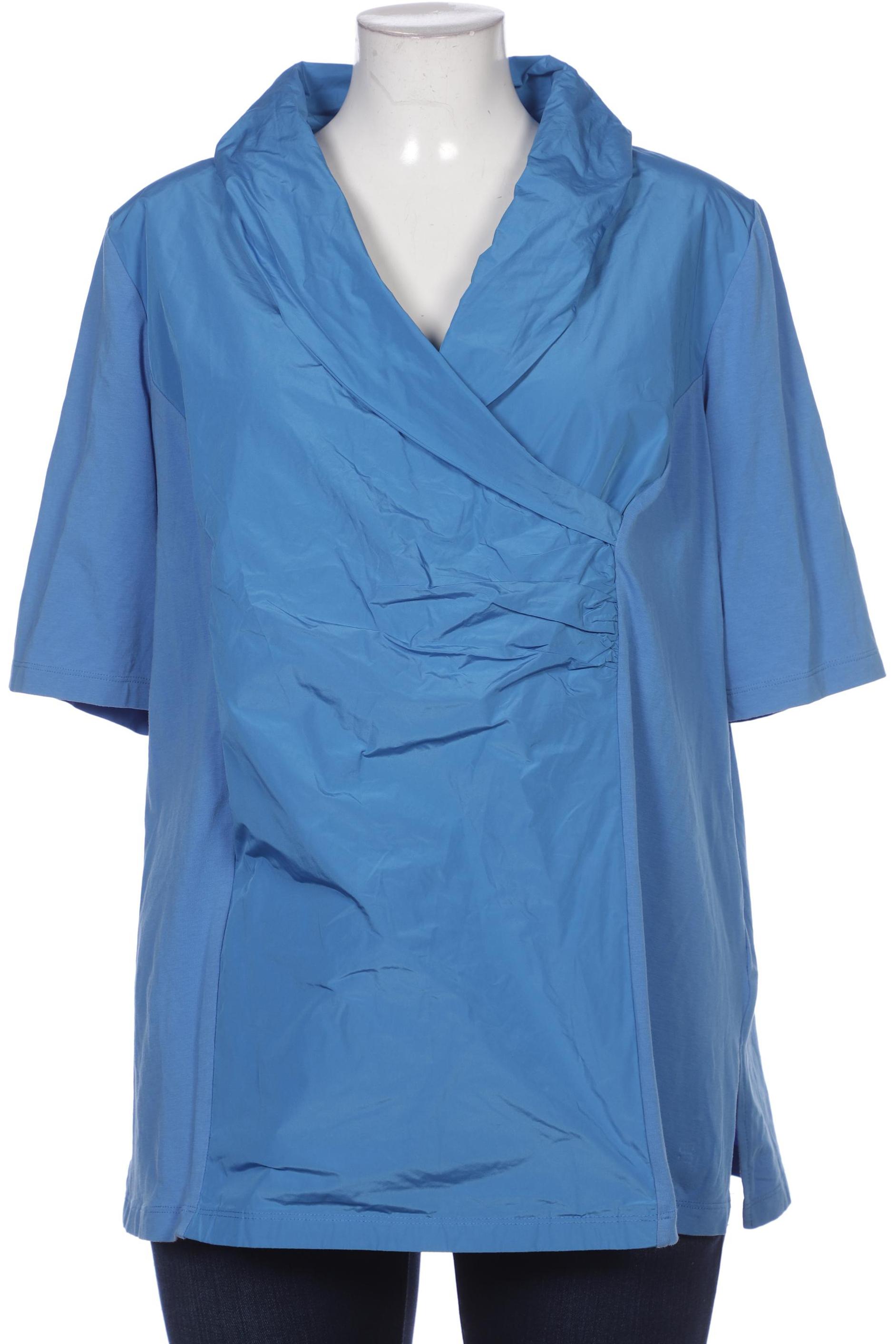 

Selection by Ulla Popken Damen Bluse, blau, Gr. 50