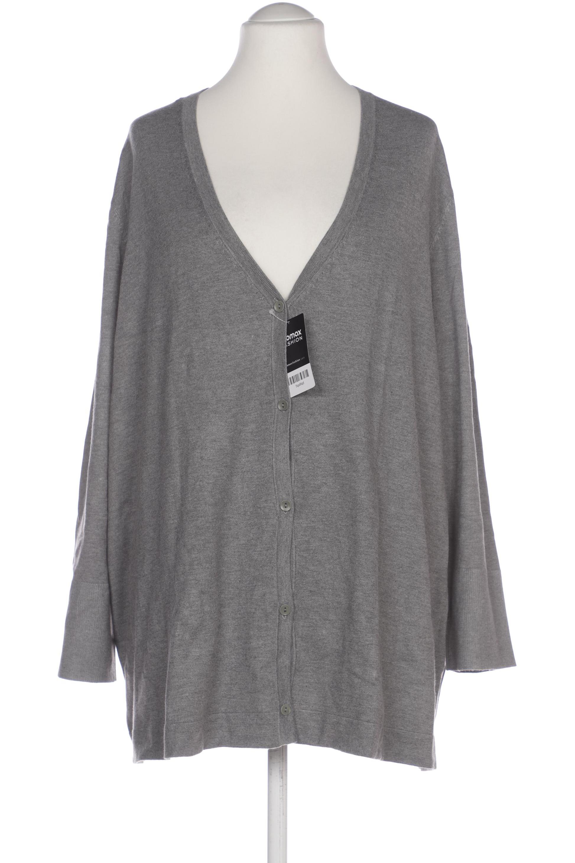 

Selection by Ulla Popken Damen Strickjacke, grau, Gr. 58