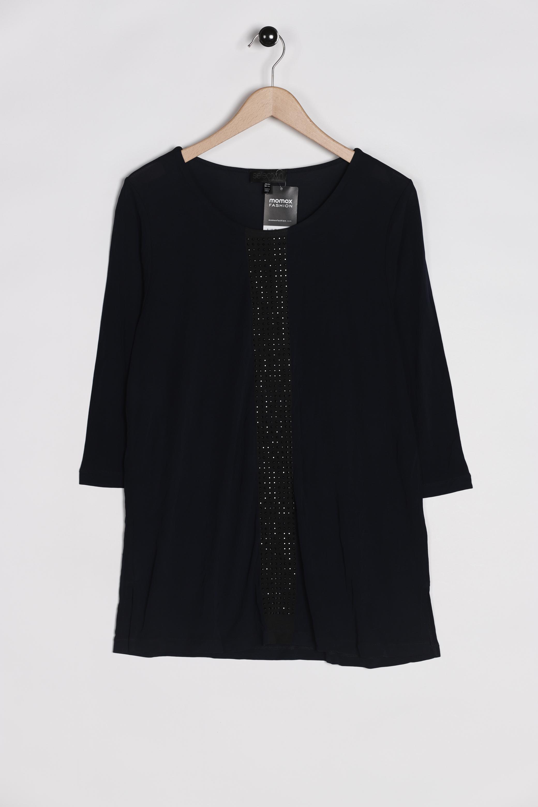 

Selection by Ulla Popken Damen Bluse, marineblau, Gr. 42